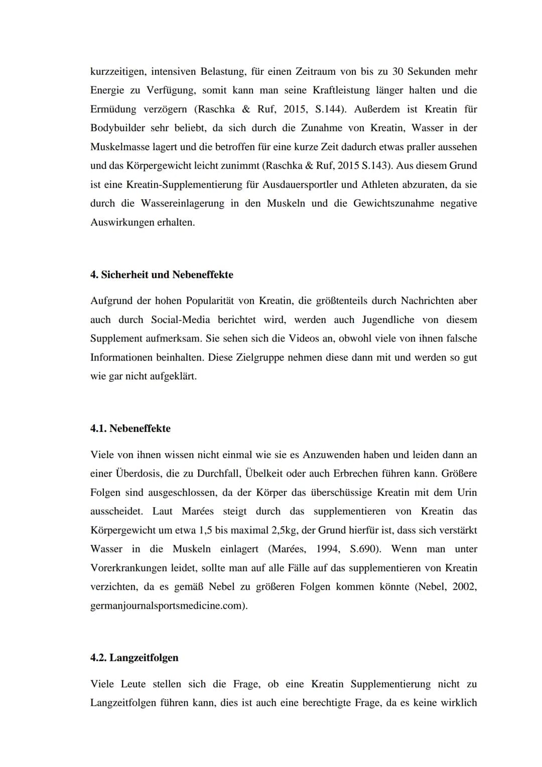 Herschelschule Hannover
Hausarbeit
Ist es sinnvoll Kreatin zu supplementieren und ist es schädlich für den Körper?
NH2
N
HO-P-O-P
N
OH OH