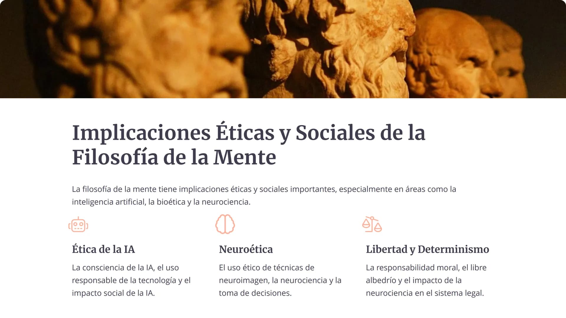 # Filosofía de la
Mente: Explorando
la Naturaleza de la
Consciencia
La filosofía de la mente se encarga de indagar en la relación entre
la