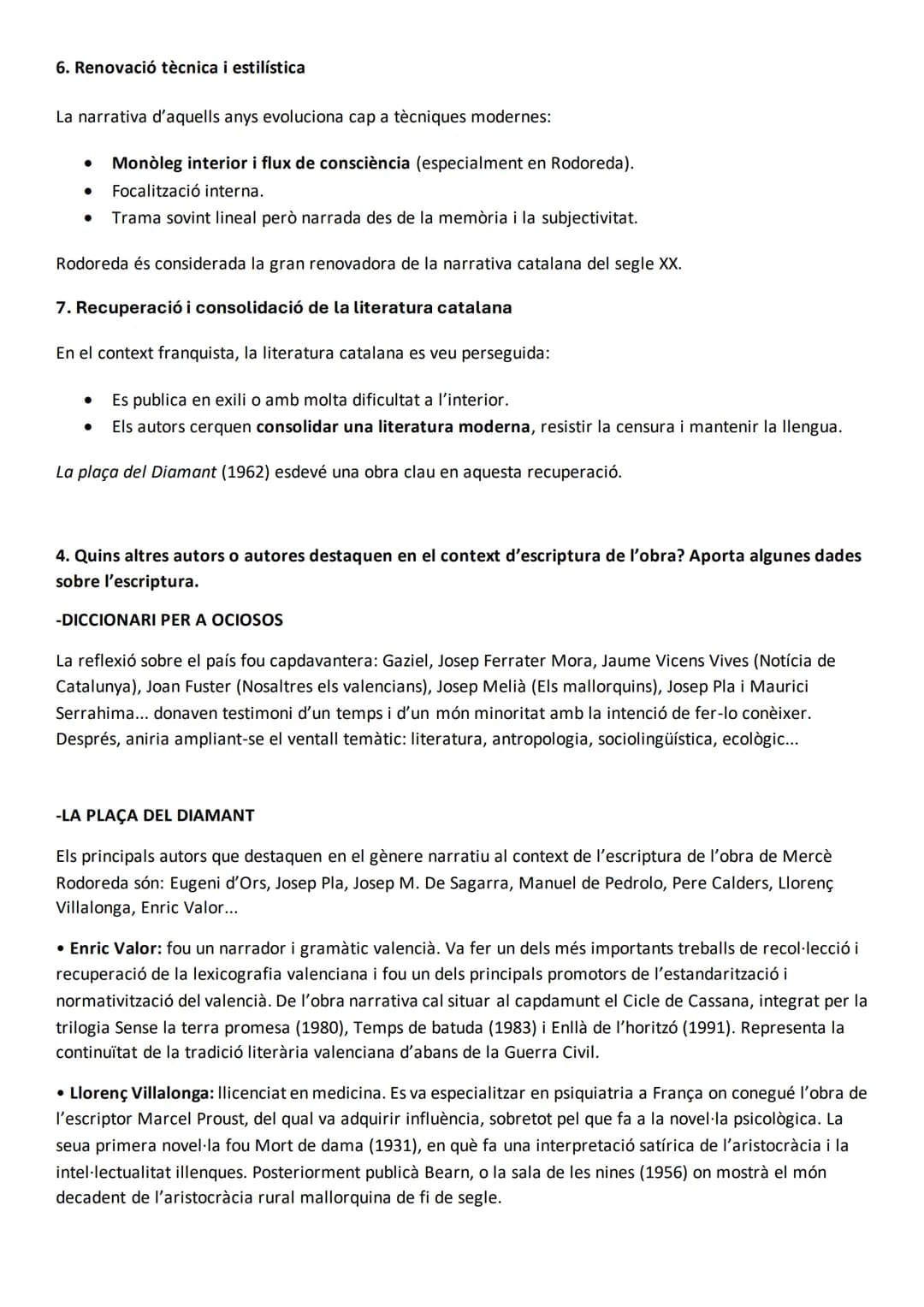 # Diccionari per a ociosos Joan Fuster
# Preguntes literatura:
1. Digues una característica o recurs que presenta l'estil de Fuster en aqu