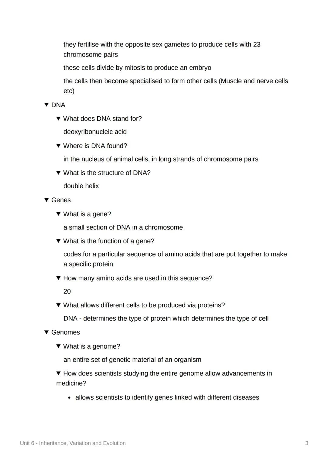 Unit 6 - Inheritance, Variation
and Evolution
4.6.1 Reproduction
▼ Sexual Reproduction
▼ What is sexual reproduction?
fusion of two male