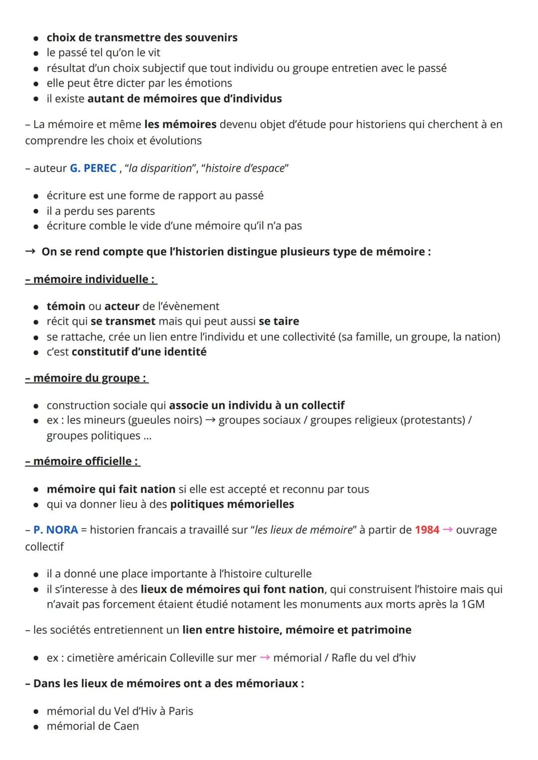 # Thème 3: Histoires
et mémoires
# Chapitre introductif : Histoire et mémoire /
Histoire et justice
# I - Histoire et Mémoire
→ article L