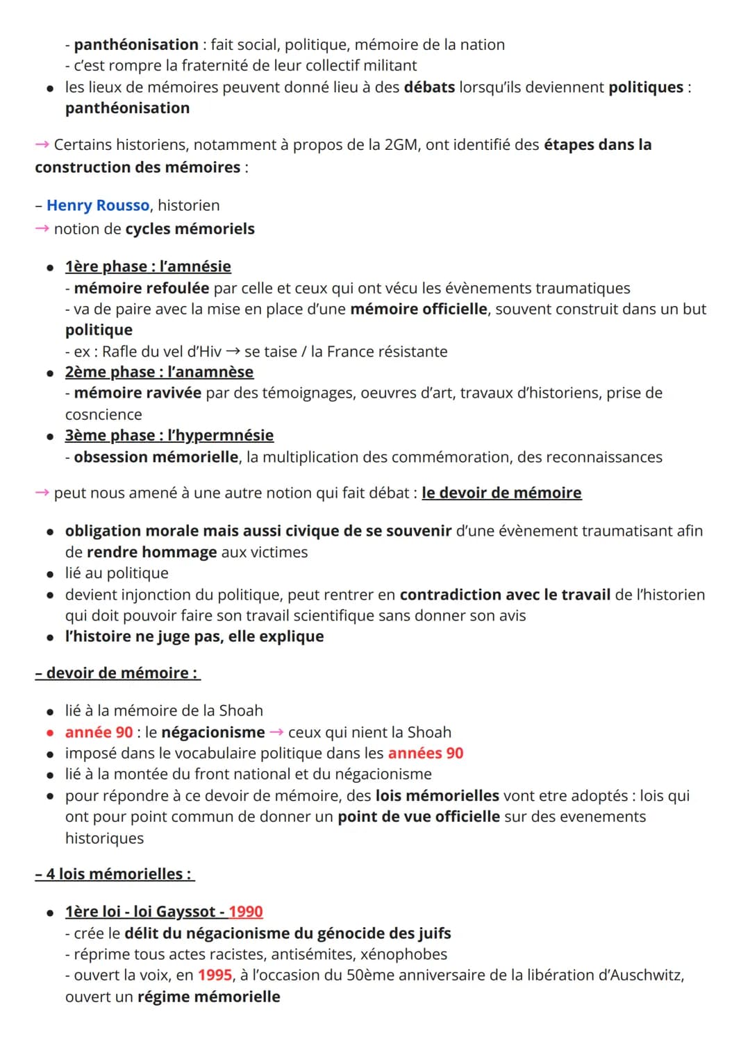 # Thème 3: Histoires
et mémoires
# Chapitre introductif : Histoire et mémoire /
Histoire et justice
# I - Histoire et Mémoire
→ article L