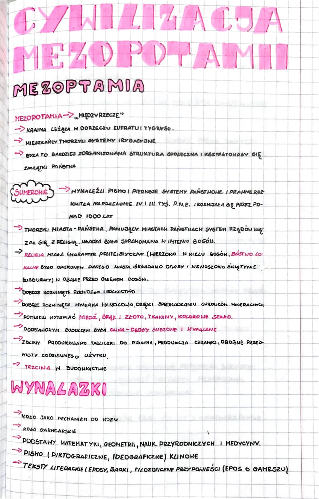 # CYWILIZACJA
# MEZOPOTAMII
MEZOPTAΜΙΑ
MEZOPOTAMIA-MIĘDZYRZECZE"
→KRAINA LEŻĄCA IN DORZECZU EUFRATUI TYGRYSU.
→MIESZKAŃCY THORZYLI SYST
