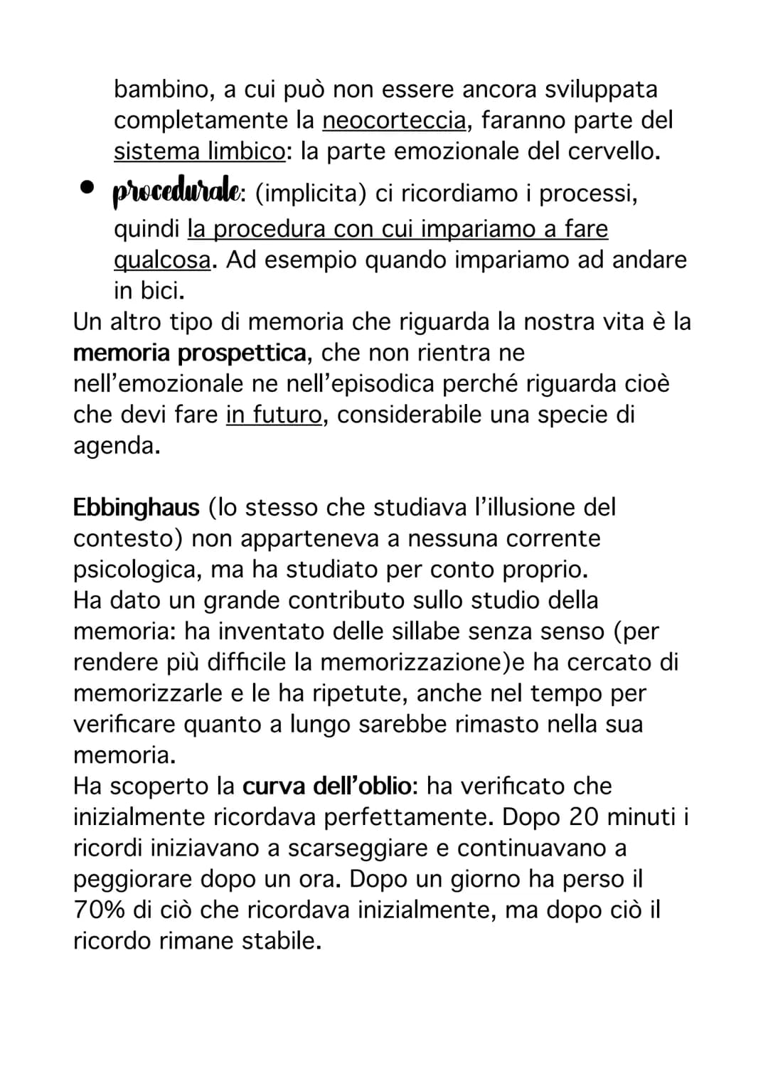 # La memoria
La memoria è l'attività mentale con cui conserviamo
dati che poi recuperiamo quando ne abbiamo bisogno.
La memoria è sensorial