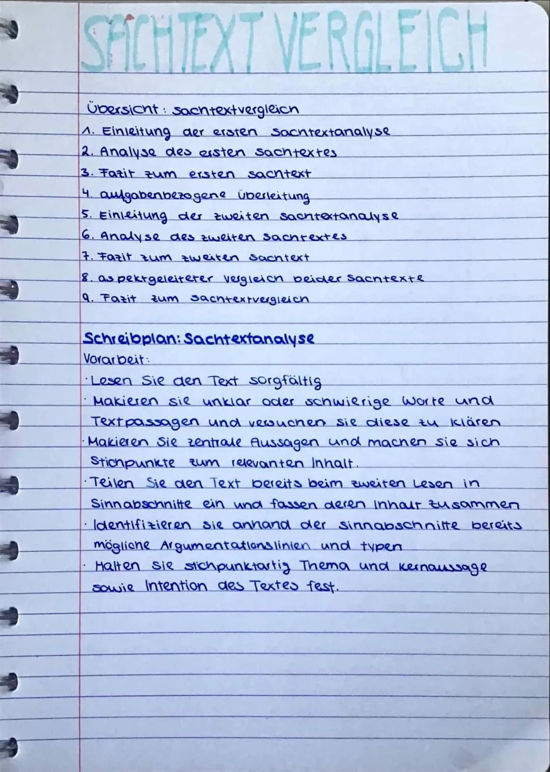 # SACHTEXT VERGLEICH
Übersicht: sachtextvergleich
1. Einleitung der ersten Sachtextanalyse
2. Analyse des ersten sachtextes.
3. Fazit zum