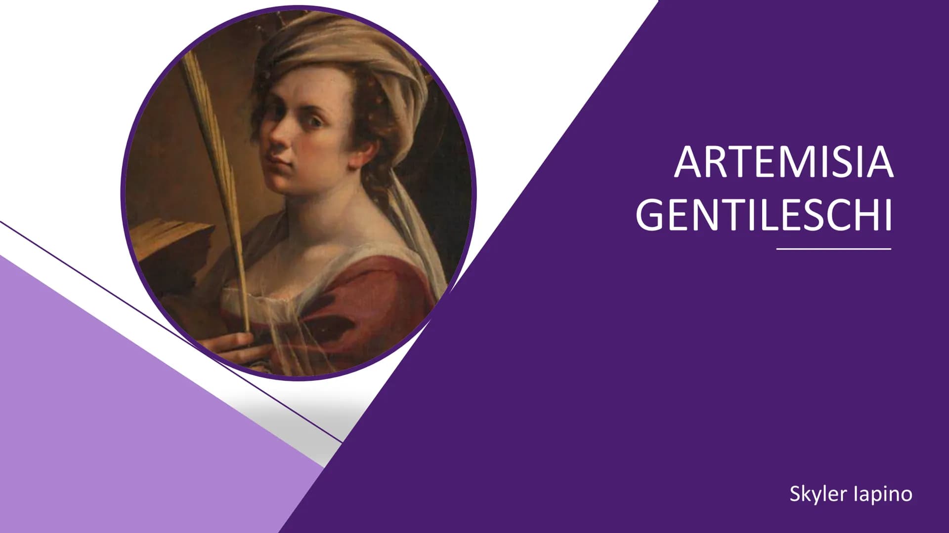 ARTEMISIA
GENTILESCHI
Skyler lapino BIOGRAFIA
# INTRODUZIONE
Artemisia Gentileschi ha sconvolto il mondo dell'arte
durante il Seicento,