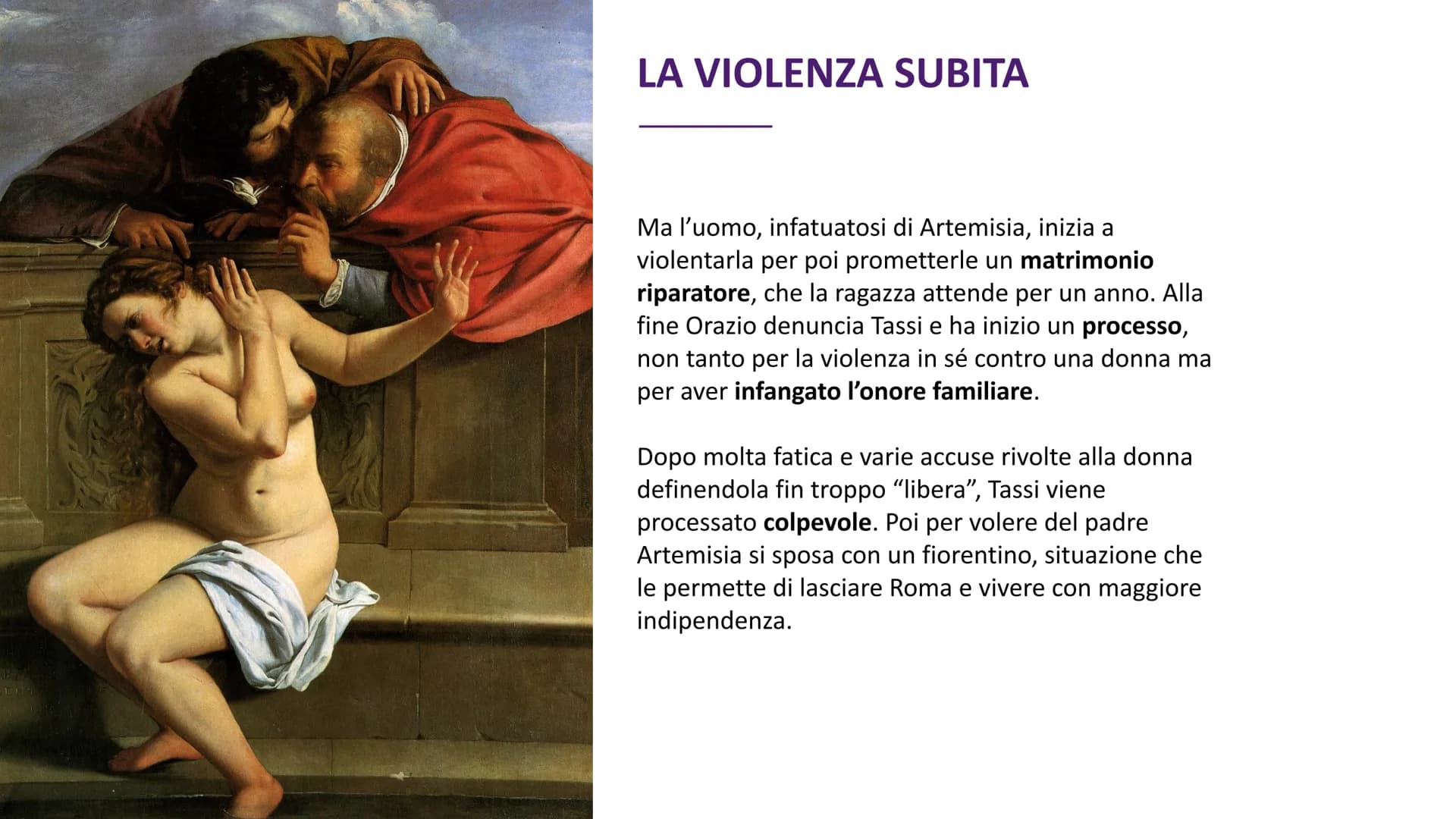 ARTEMISIA
GENTILESCHI
Skyler lapino BIOGRAFIA
# INTRODUZIONE
Artemisia Gentileschi ha sconvolto il mondo dell'arte
durante il Seicento,