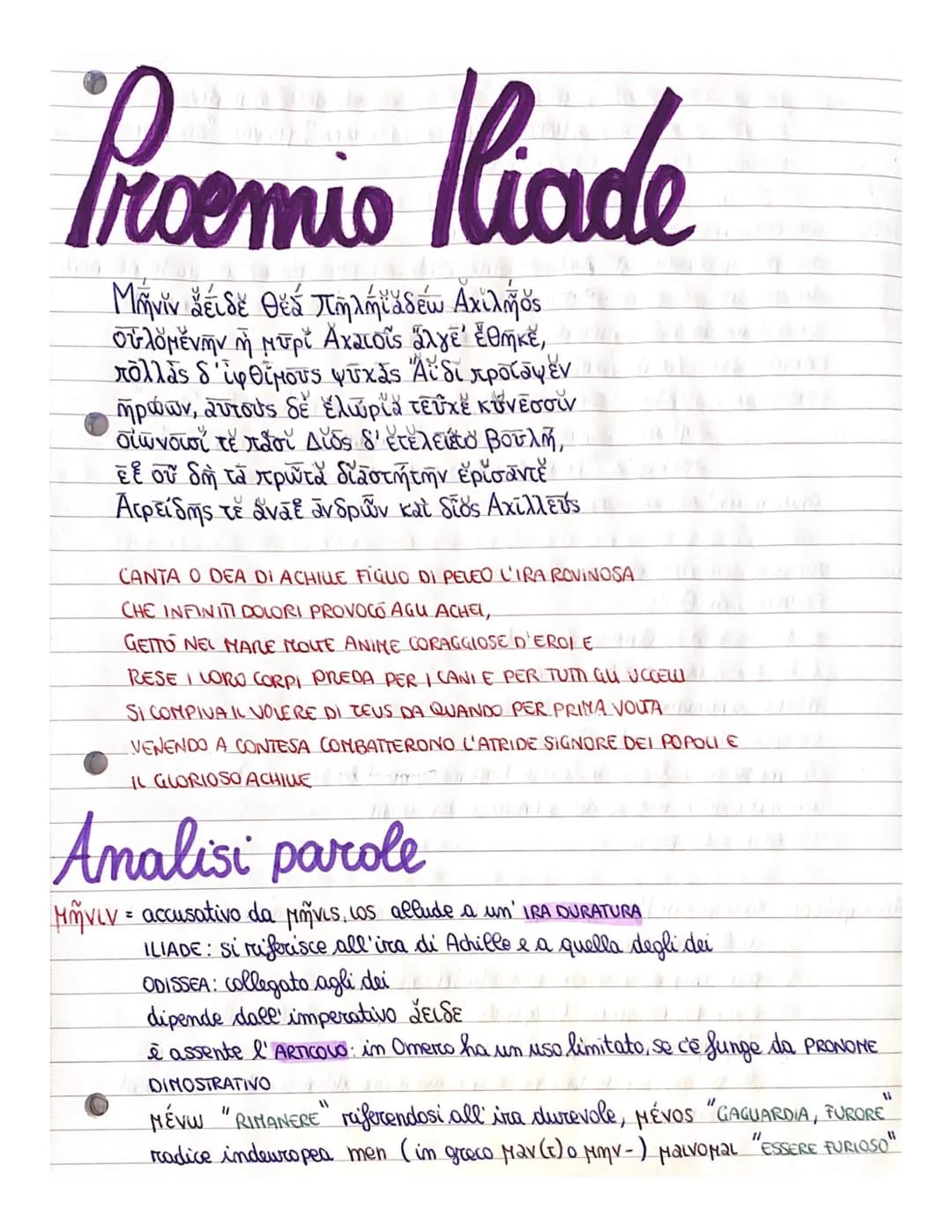 # Proemio Micade
Μήνιν ζει δε θες πηληϊάδεω Αχιλήος
οὐλομένην ἡ μυρί Αχαιοῖς ἄλγε᾽ ἔθηκε,
πολλὰς δ'ίφθίμους ψυχάς Αΐδι προίσψεν
ηρώων, αυτο