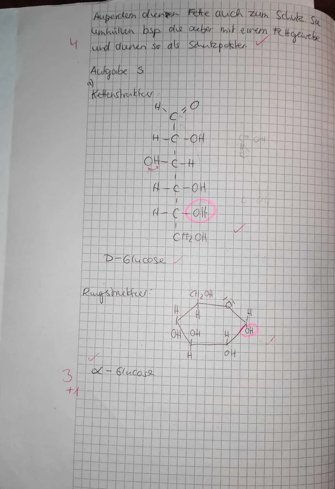 Chemie E-Phase
1. Ordne jedem Molekül mind. eine Stoffklasse zu.
anch E
HC
Viel Erfolg!!
HO
H-C-OH
H₂C
HOCH
HHH
CH₂OH
HO
HÓ
OH
HH
