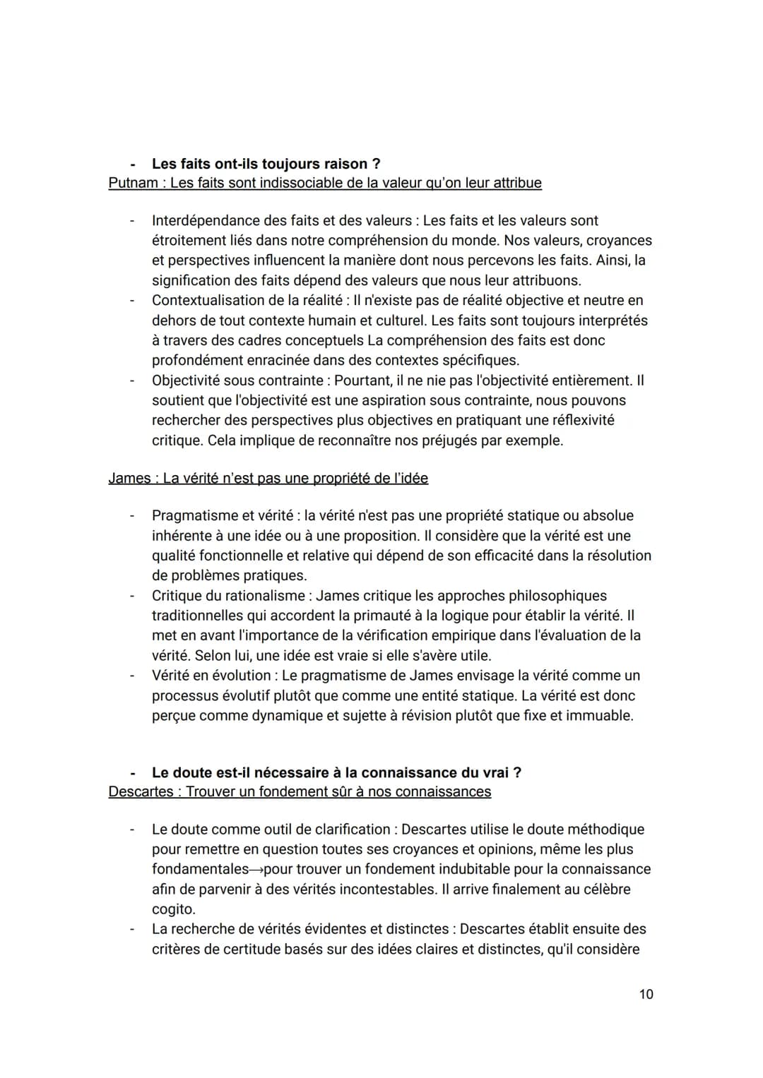 3. NOTION: LA VÉRITÉ
Présentation de la notion: La quête de la vérité constitue le but principal de la
philosophie, selon Platon, pour qui