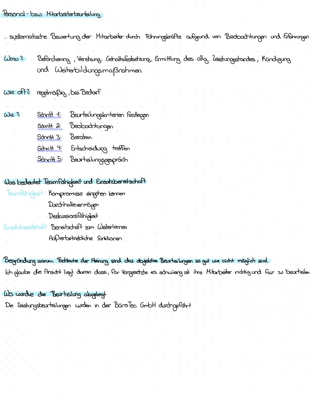 Schriftliche Prüfung
23.05.2022
LF09
Personalmanagement # Quantitative Personalbedarfsplanung
Arbeitsproduktivität = Arbeitsergebnis: St
