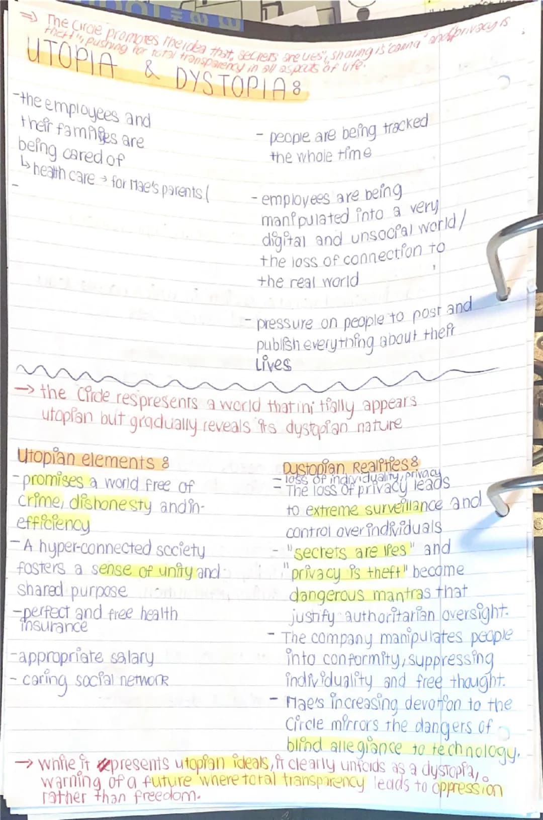 ⑬ ABI englisch-UTOPIA &DYSTOPIA
• Terms: utopia, Dystopia 8
►Utopia: (Greek: no-prace, good place)
= a place of ideal perfection especiall