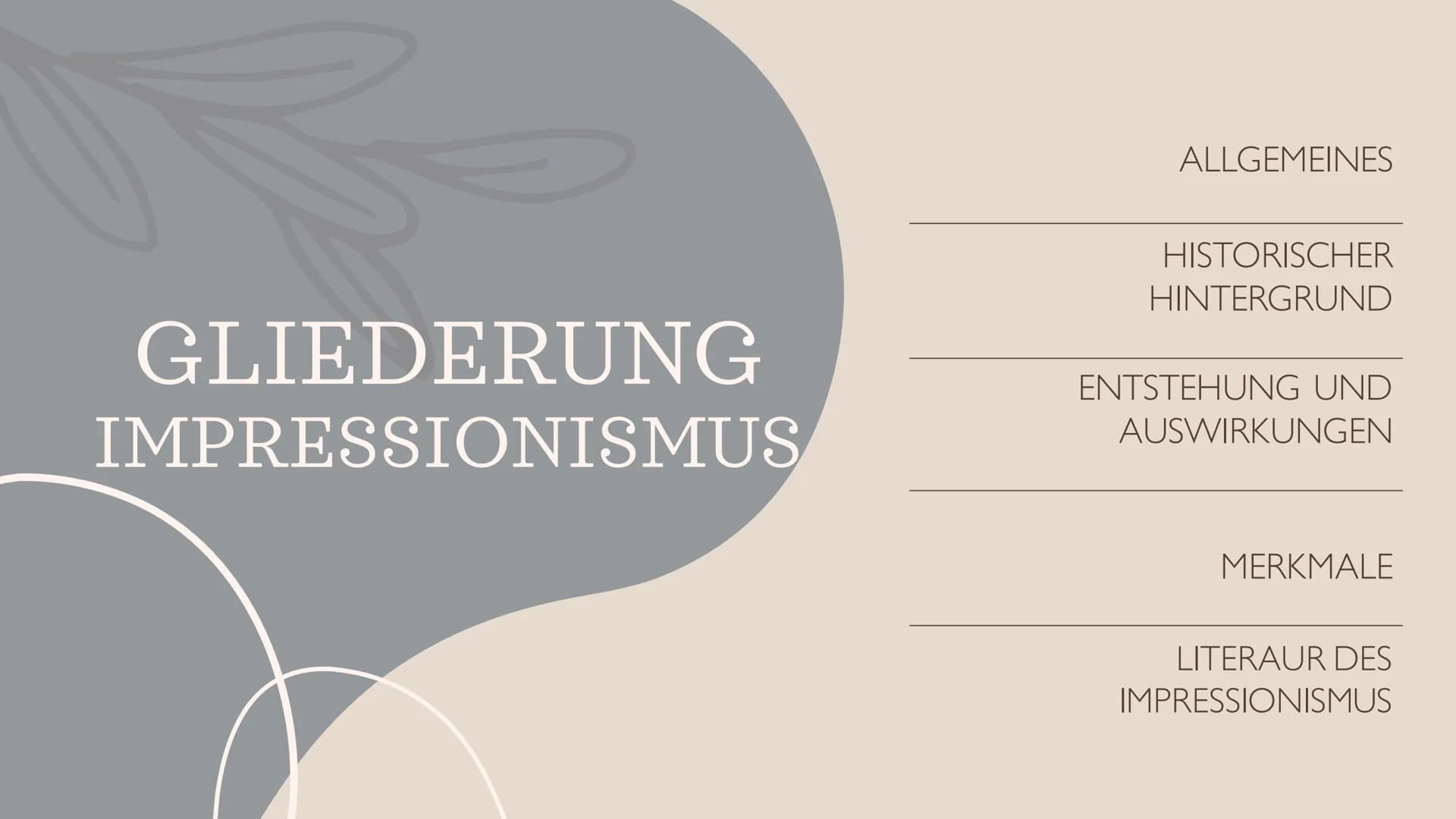 Naturalismus und
Impressionismus # GLIEDERUNG
ZEITSTRAHL
NATURALISMUS
IMPRESSIONISMUS
QUELLEN # Zeitstrahl
1795-1835
Romantik
1848-189