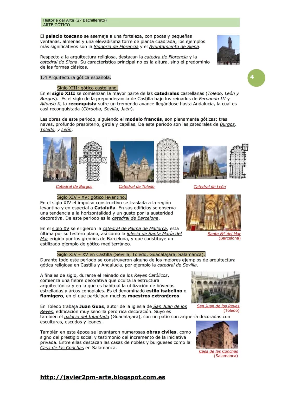 Historia del Arte (2º Bachillerato)
ARTE GÓTICO
Arte Gótico
Arte 8
Durante el siglo XII tuvo lugar un crecimiento notable de la población