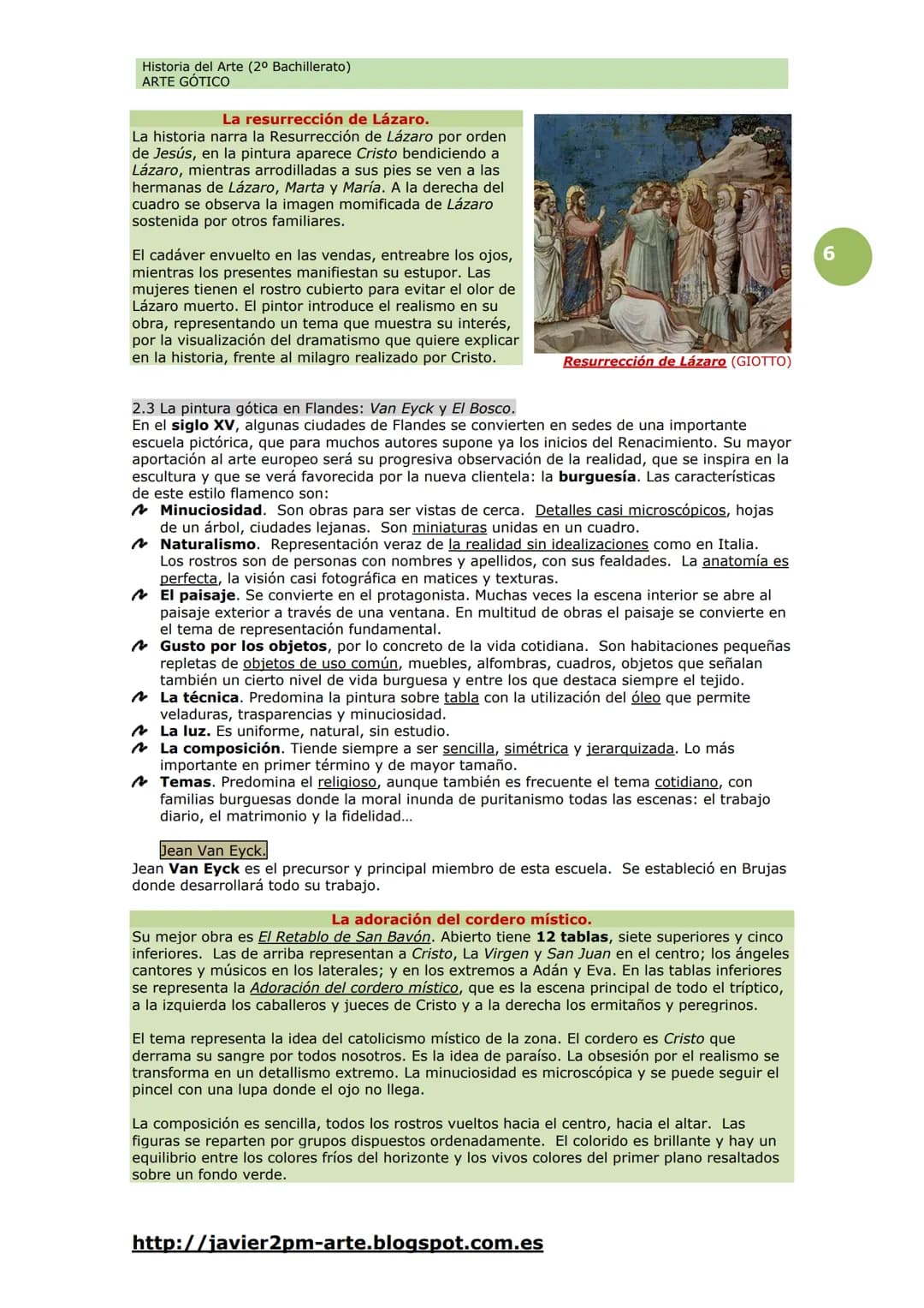 Historia del Arte (2º Bachillerato)
ARTE GÓTICO
Arte Gótico
Arte 8
Durante el siglo XII tuvo lugar un crecimiento notable de la población