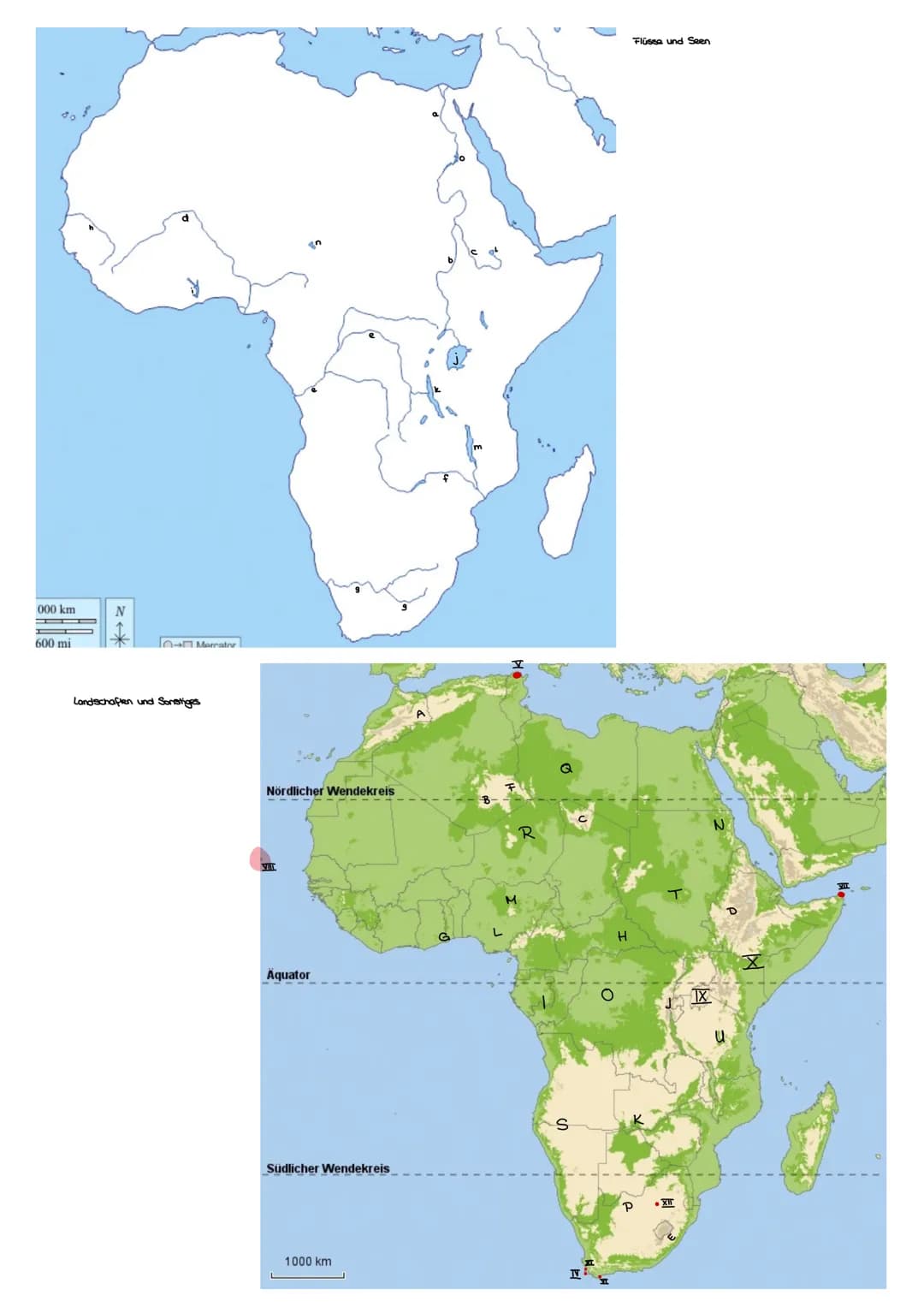 # TOPOGRAPHIE AFRIKA
Länder & Hauptstädie
1 Ägypten - Kairo
2 Tunesien - Tunis
3 Hamkko - Rabat
4 Nigeria - Abuja
5 Athiopien - Addis Abeb