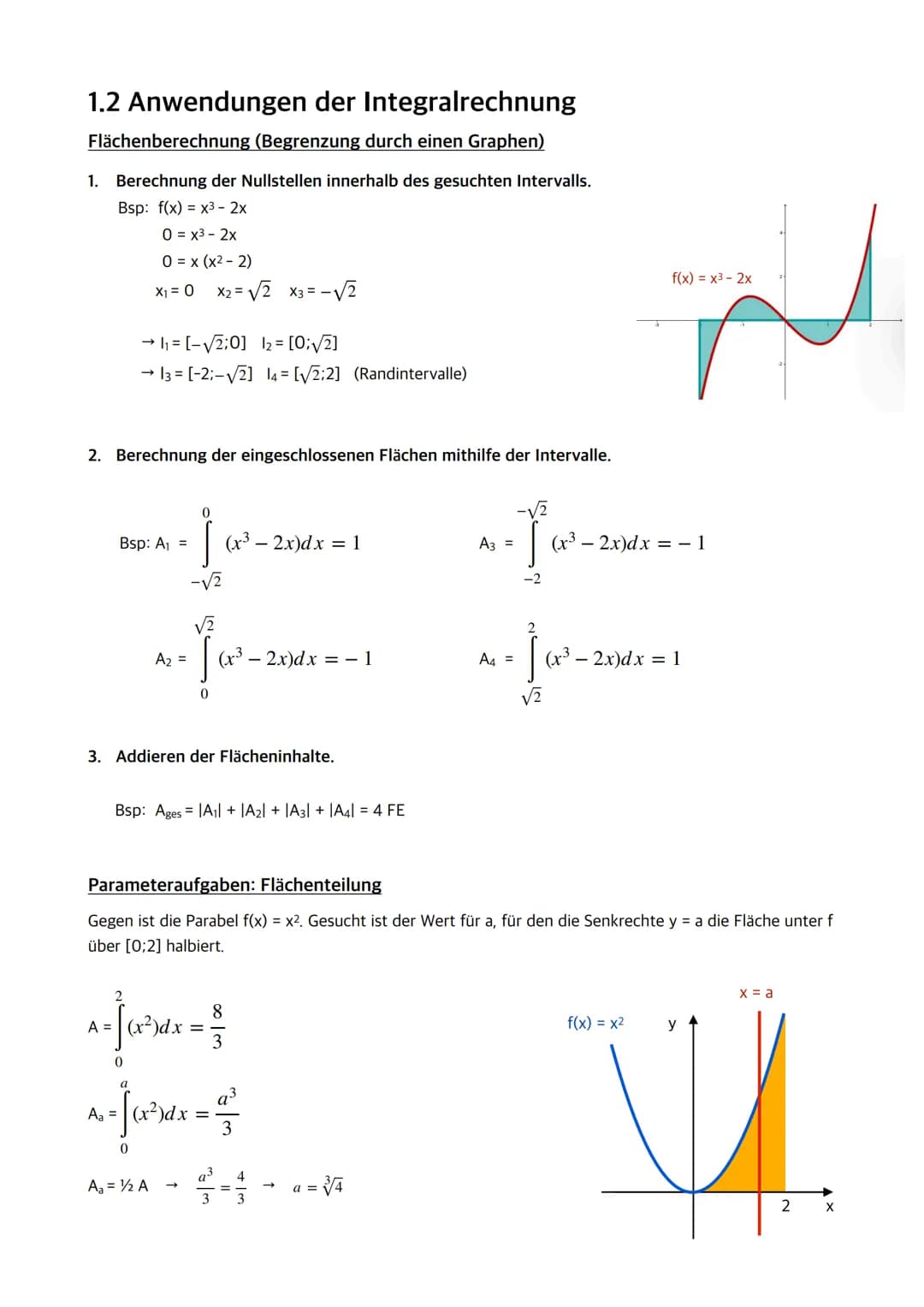 # Abiturerlass Mathematik
Q1 - erhöhtes Niveau (Leistungskurs)
* Q1.1 Einführung in die Integralrechnung
* Bedeutung des Integrals