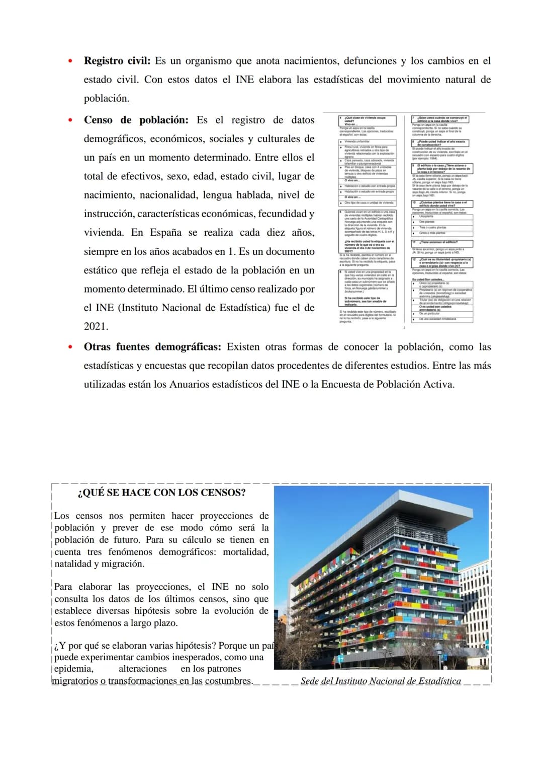 <h2>1.1. La demografía</h2>
<p>Al estudiar la población, es importante diferenciar dos términos que pueden parecer iguales pero tienen sign