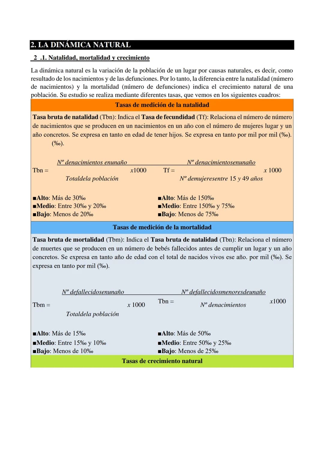 <h2>1.1. La demografía</h2>
<p>Al estudiar la población, es importante diferenciar dos términos que pueden parecer iguales pero tienen sign