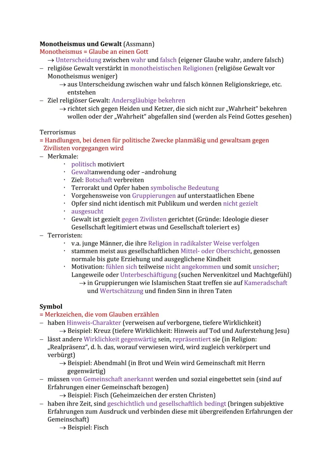 # Abitur Zusammenfassung
RELIGION IN IHRER VIELFALT
Religionsdefinitionen
- Abstammung:
* religere (lat.): gewissenhafte Erfüllung k
