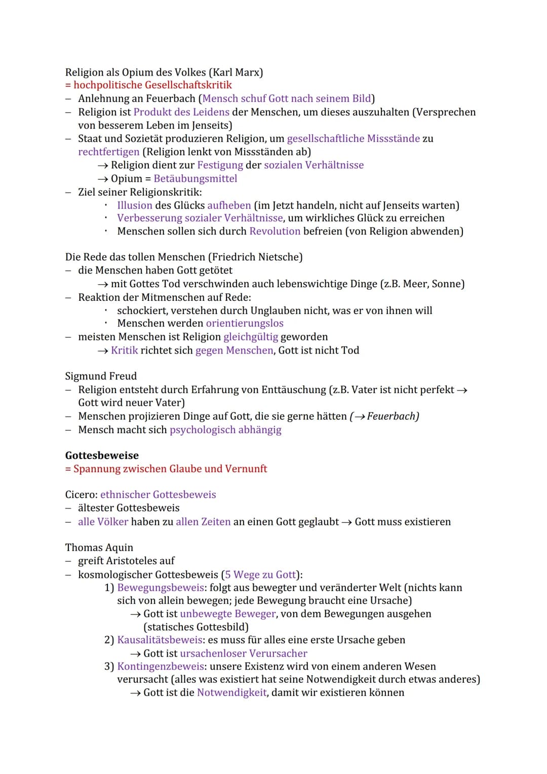 # Abitur Zusammenfassung
RELIGION IN IHRER VIELFALT
Religionsdefinitionen
- Abstammung:
* religere (lat.): gewissenhafte Erfüllung k