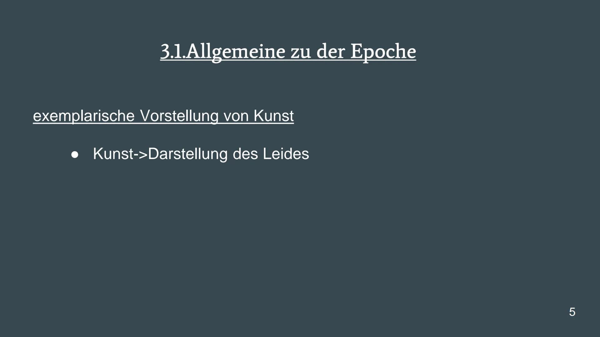 # Literaturepoche:
# Naturalismus
...
Eine Präsentation von Emiy Günther
Deutsch
Frau Wittmer
10b
1 # Gliederung
1. Allgemeines zur Epoc