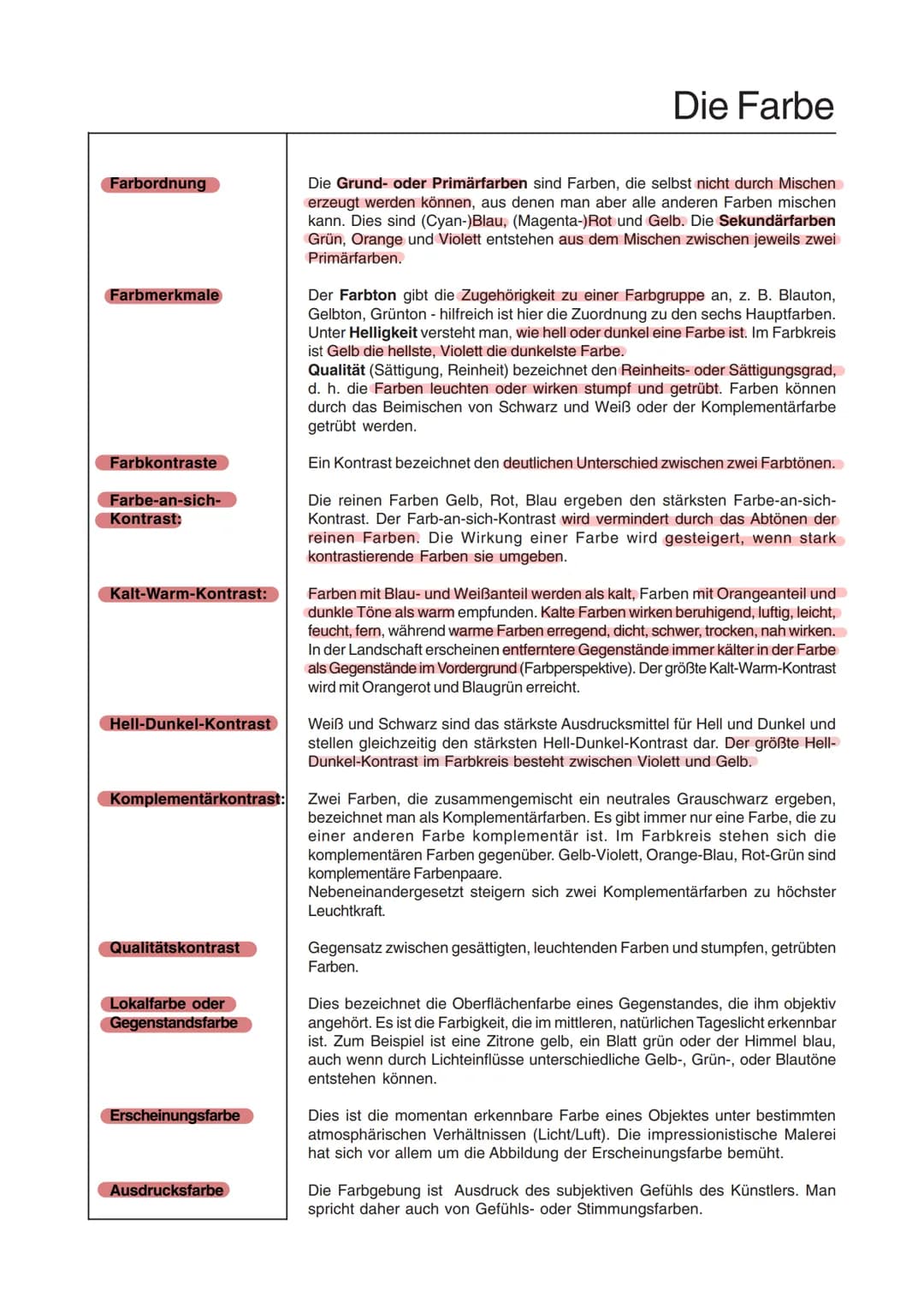 FACHVOKABULAR UND HILFEN ZUR BILDANALYSE
1. Beschreibung: WAS IST ZU SEHEN?
Beschreibung, Eindruck (Anmutungscharakter), Faktenwissen. age