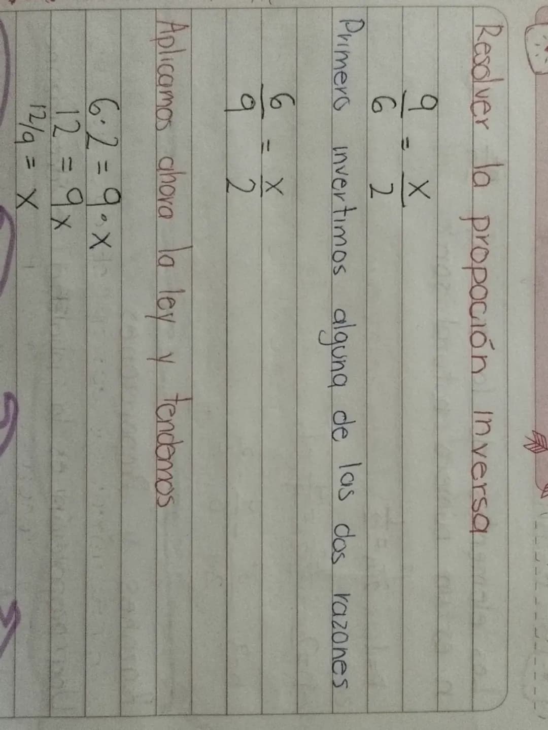 Razones y Proporciones
Una proporción es la igualdad de dos razones.
$
\frac{A}{B} = \frac{C}{D}
$
(el porcentaje se puede calcular como