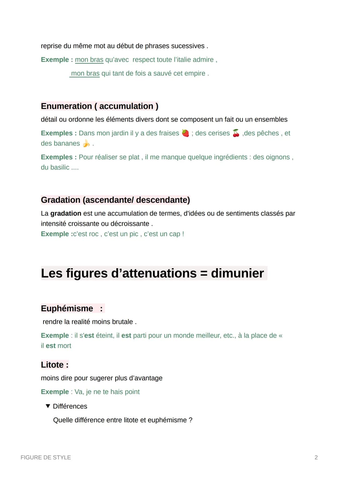 # FIGURE DE STYLE
Les figures de raprochement = associer,
mettre en relation
La comparaison :
établit un rapprochement entre deux réalité