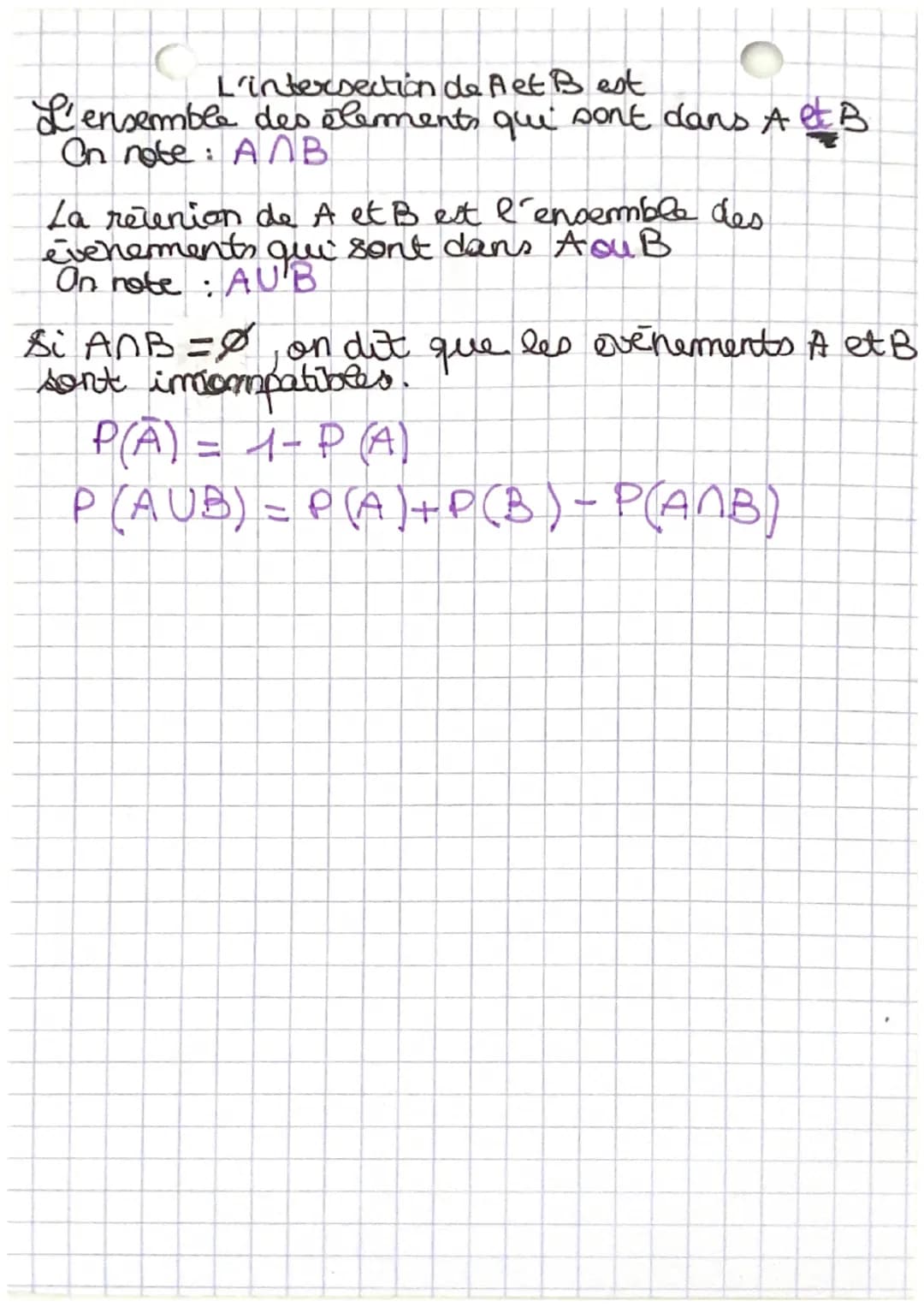 # Maths
Probabilités
* Une expérience aléatoire est une esxpérience
dont les résultats possibles sont connus sans que
l'on puisse determ