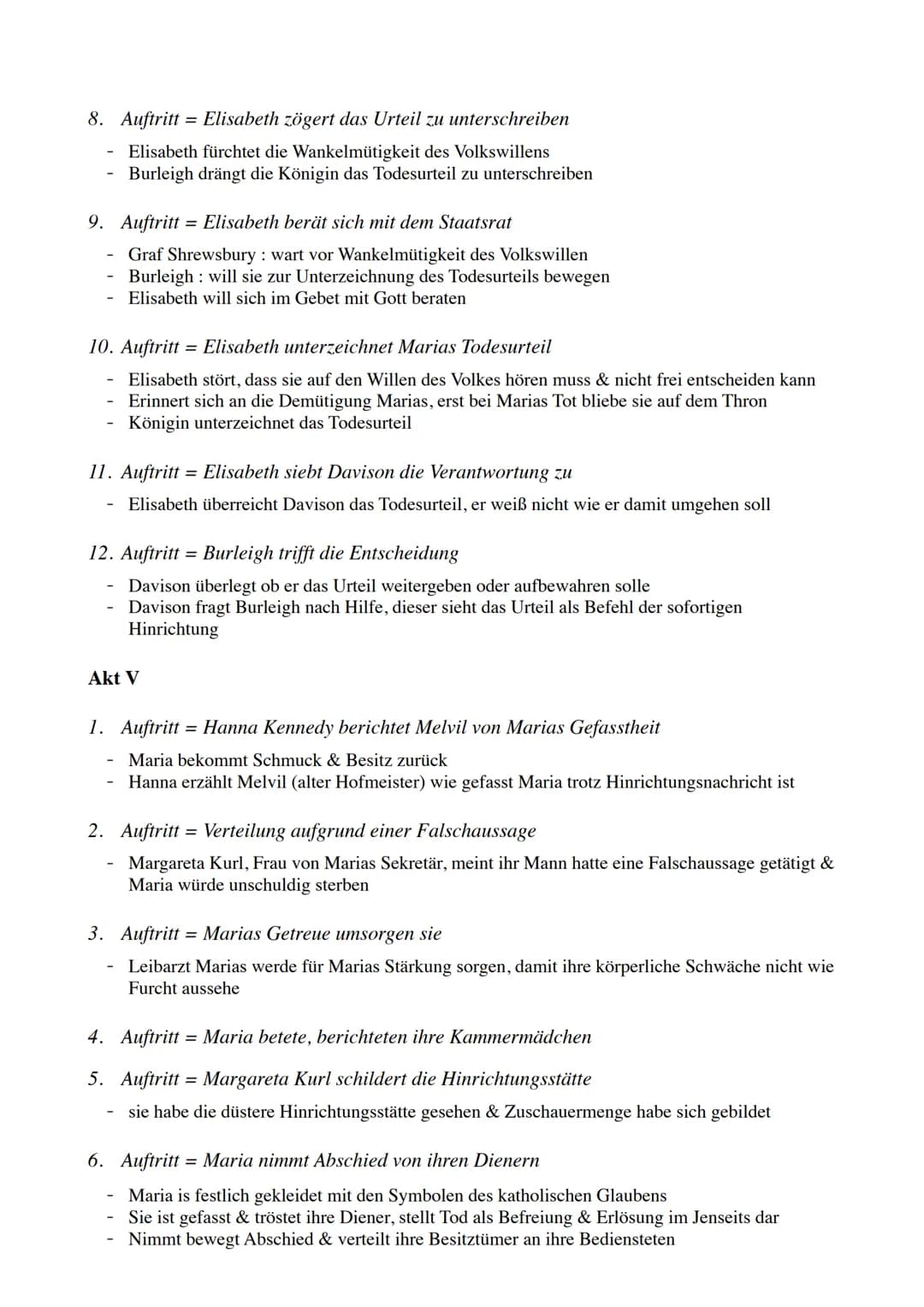 Dramen - Analyse
Maria Stuart :
- von Friedrich Schiller
- Vertreter des Sturm & Drangs
- ab 1799 mit Goethe Vertreter Weimarer Klassik
- i