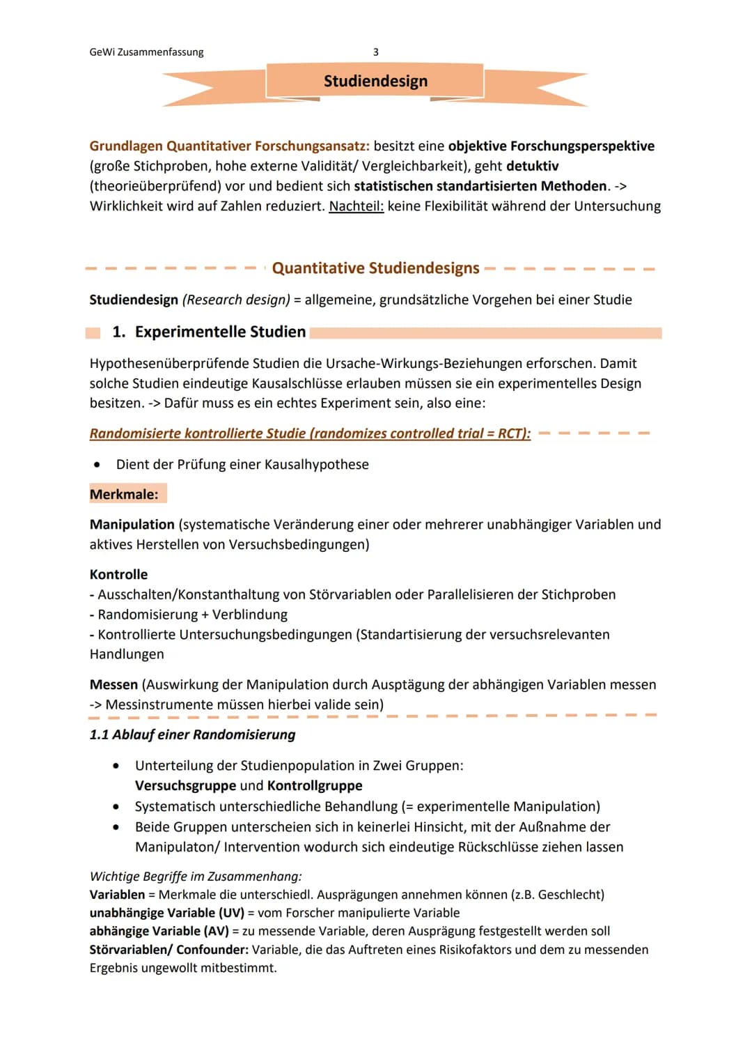 GeWi Zusammenfassung
1
Lernbereich 1: Wissenschaftlich arbeiten
Was ist Wissenschaft?
Wissenschaft (als Lehre)
Forschung (als Prozess)