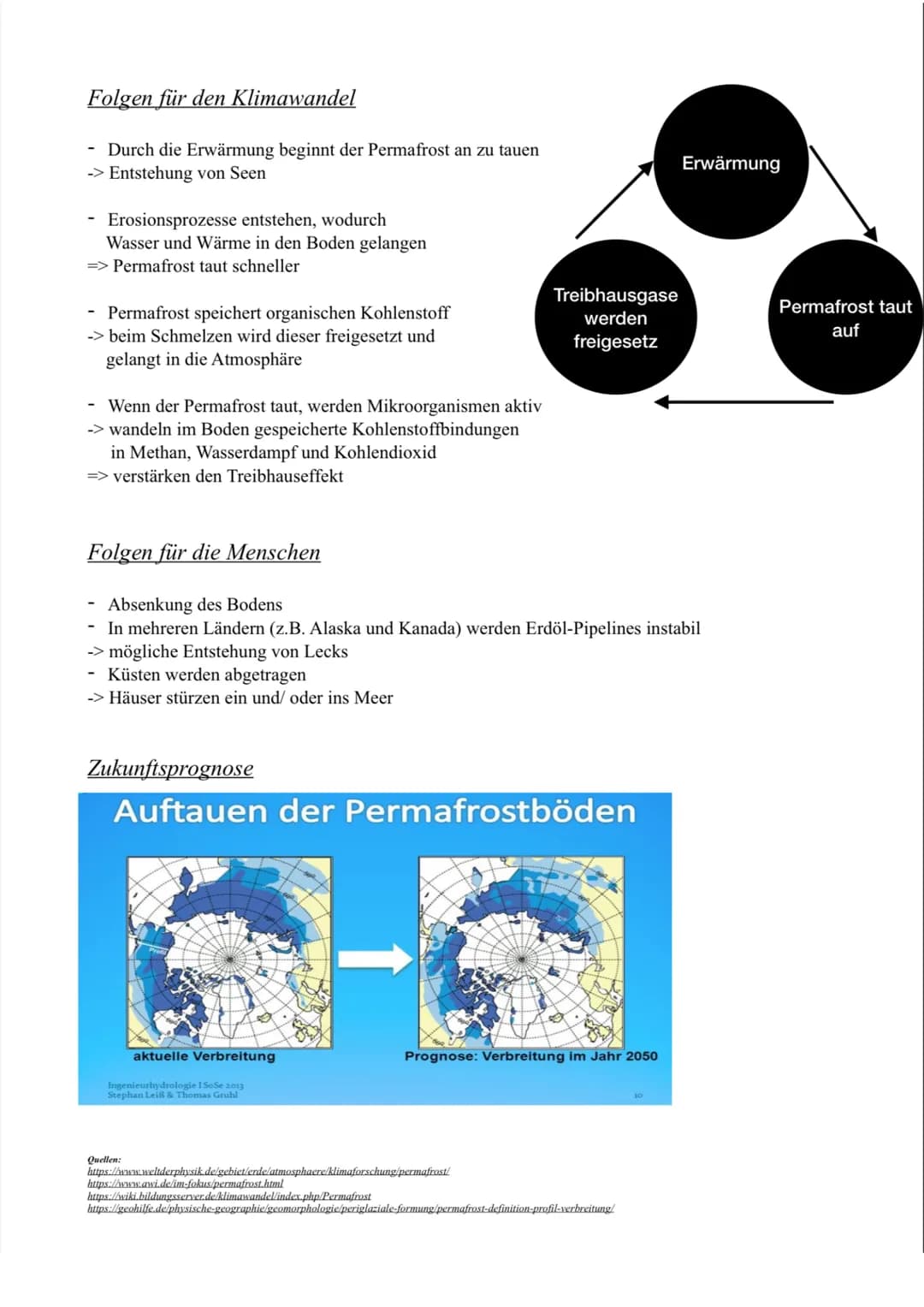 # Der Permafrostboden
## Definition
Der Permafrostboden (auch Dauerfrostboden genannt) ist ein Erdboden, welcher mindestens zwei
Jahre eine