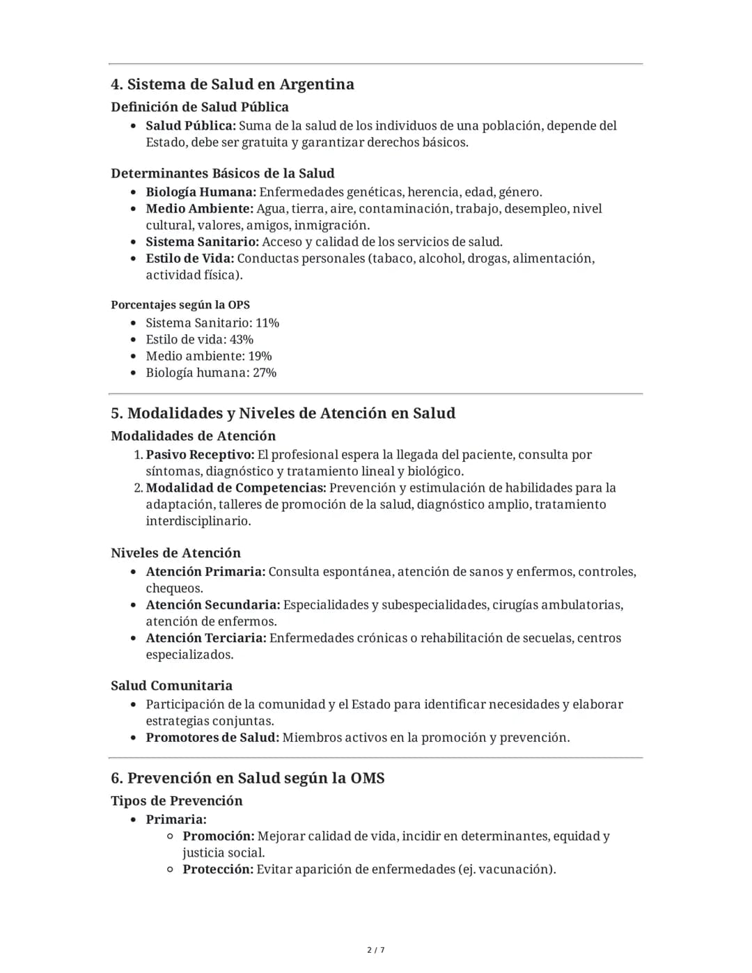 Salud y Derecho a la Salud
1. Definiciones de Salud según la OMS y la OPS
Salud según la OMS
• Definición: Estado de completo bienestar físi