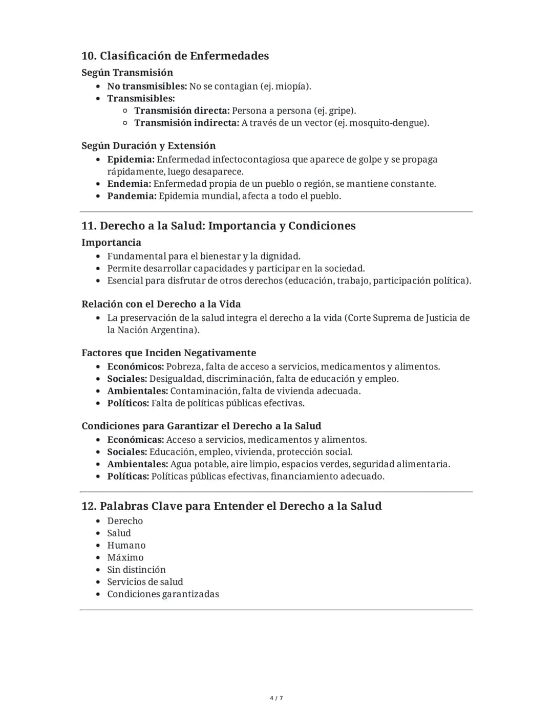 Salud y Derecho a la Salud
1. Definiciones de Salud según la OMS y la OPS
Salud según la OMS
• Definición: Estado de completo bienestar físi