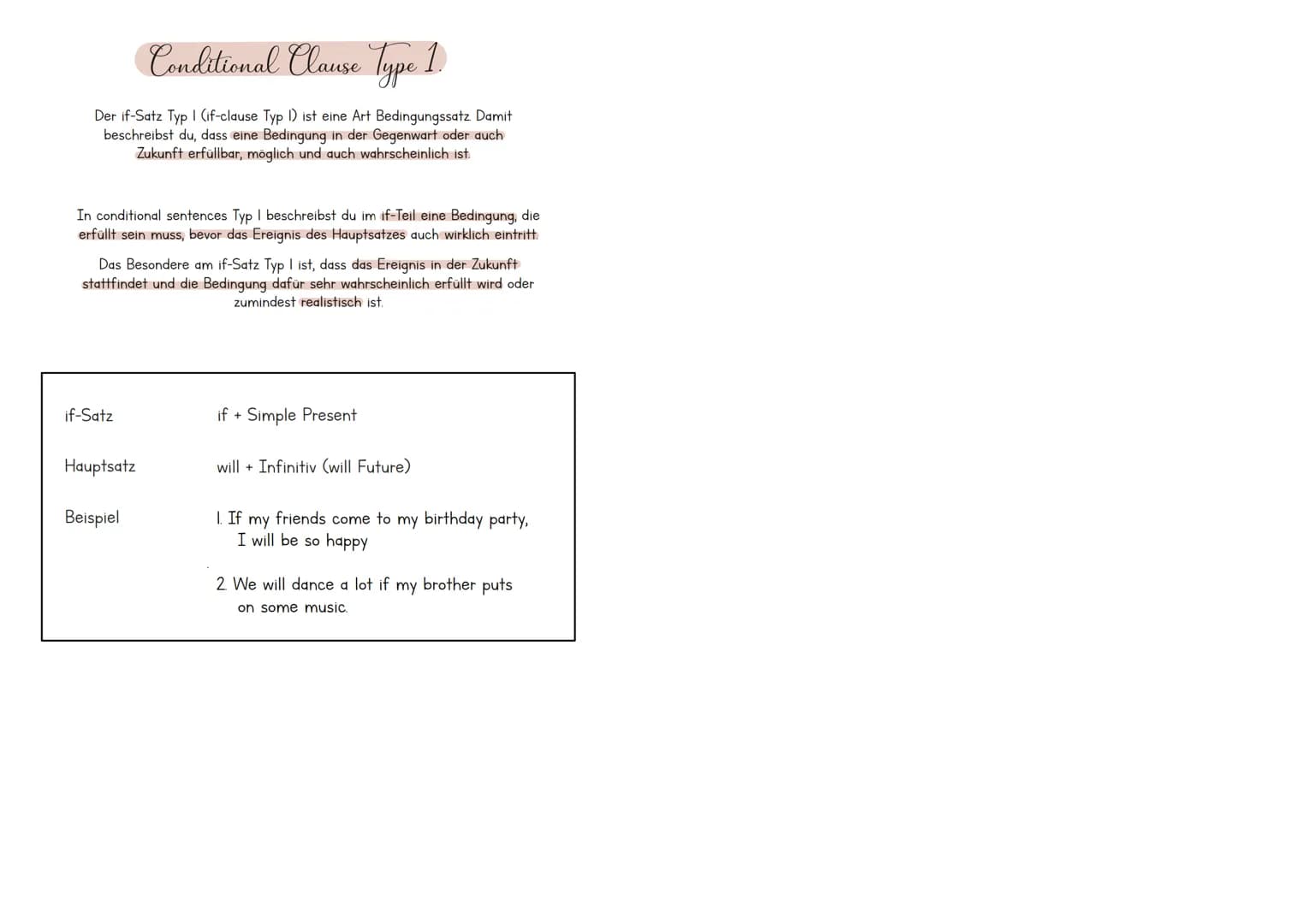 # Conditional Clause Type 3.
Conditional Clauses Typ 3 betonen also, dass ein Ereignis hätte stattfinden
können. Doch dafür hätte eine best