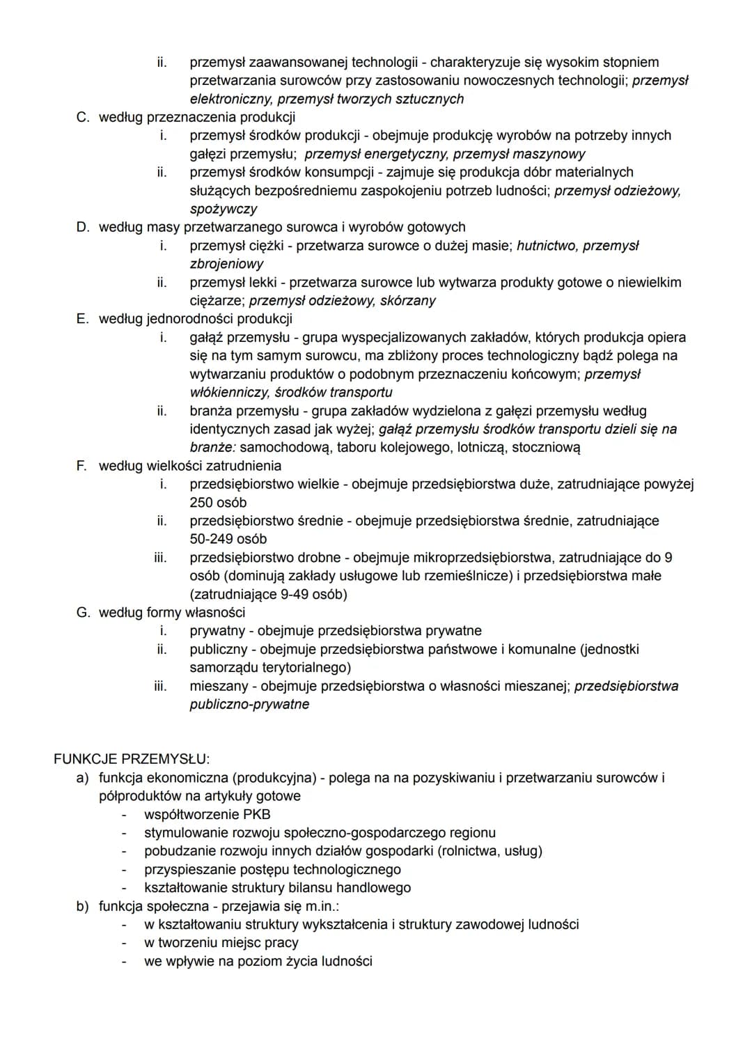 # Temat: Zmieniająca się rola przemysłu we współczesnym świecie.
## Czym zajmuje się przemysł
➤ W ramach PRZEMYSŁU wytwarza się produkty w
