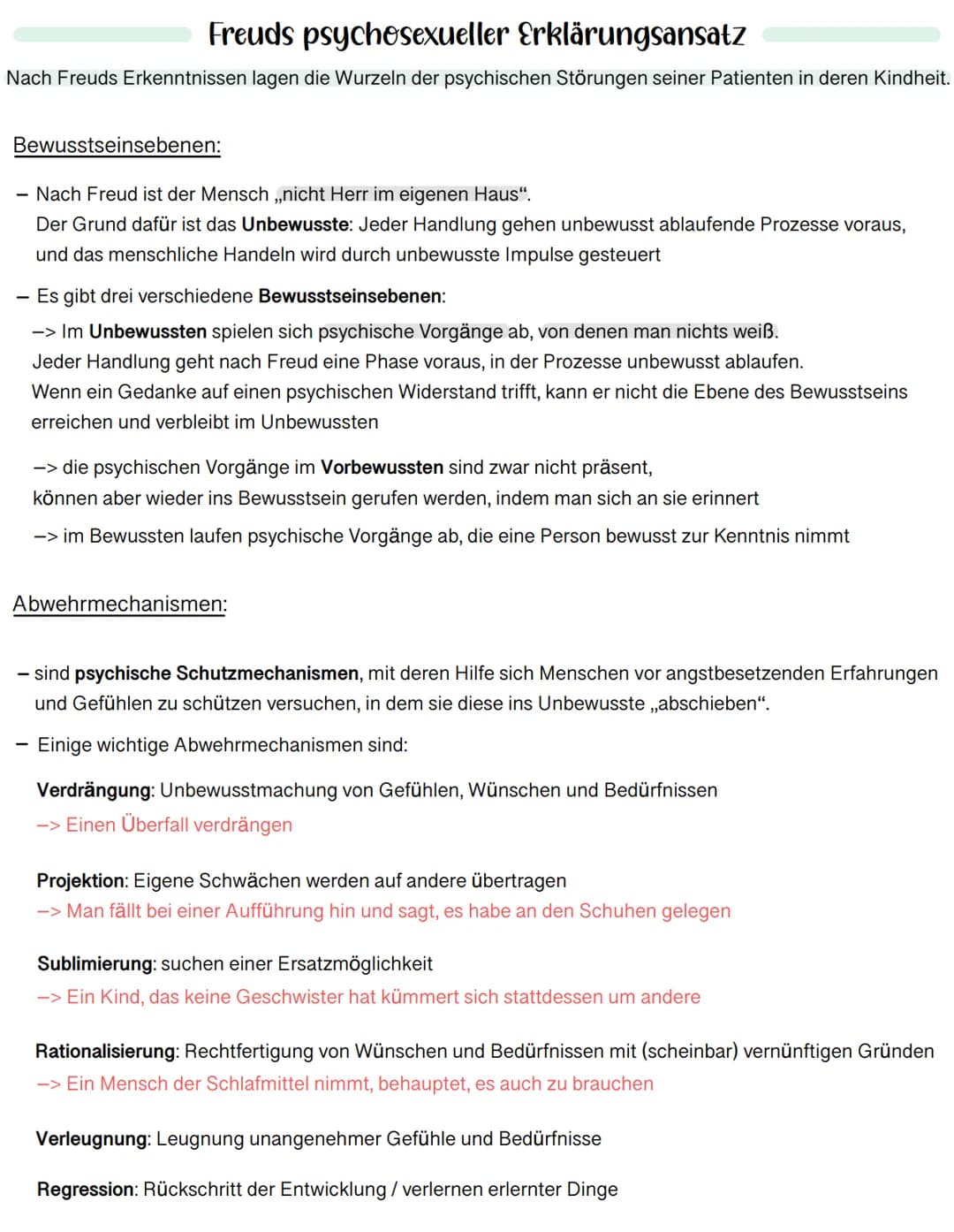 Themen:
1. Erziehung in der Familie
2. Freuds psychosexueller Erklärungsansatz
3. Eriksons psychosozialer Erklärungsansatz
4. Kognitive Ent