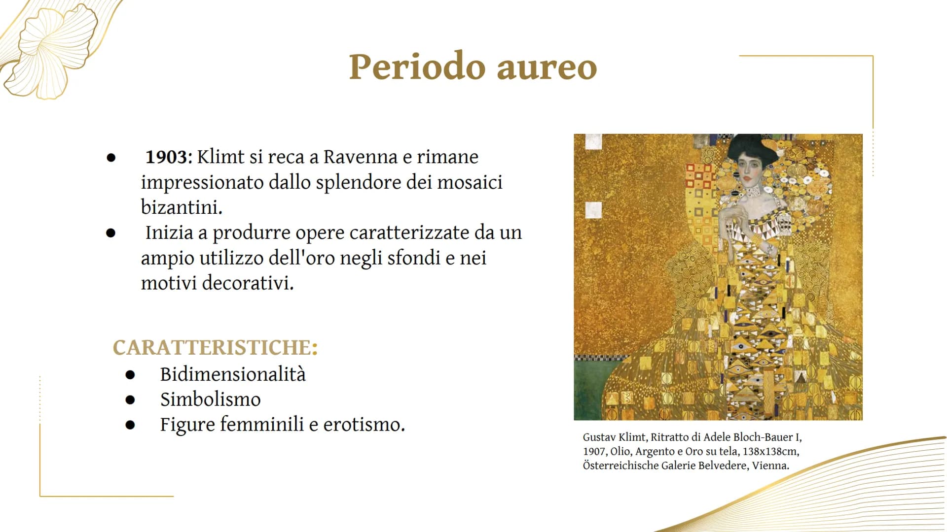 # KLIMT
e la
# Secessione
# Viennese
ABDELRAHMAN AYA & MARINA ELENA # La Secessione Viennese
- Alla fine dell'Ottocento Vienna è tra i