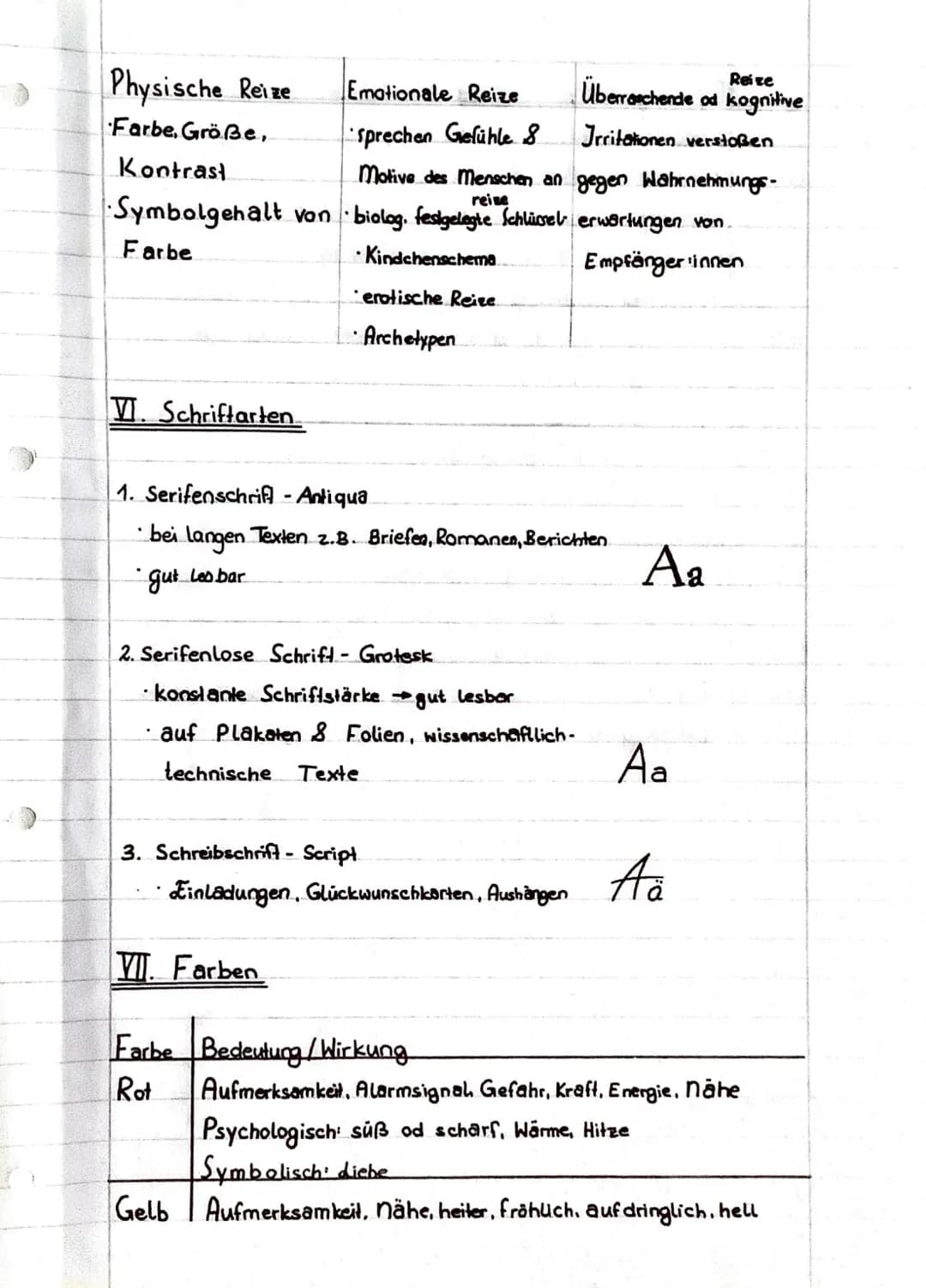 # Werbung
I. Allgemeine Ziele von Werbung
1.1. Information:
über Produkte, Neuerungen, Qualitätsmerkmale informieren
1.2. Motivation
Ku