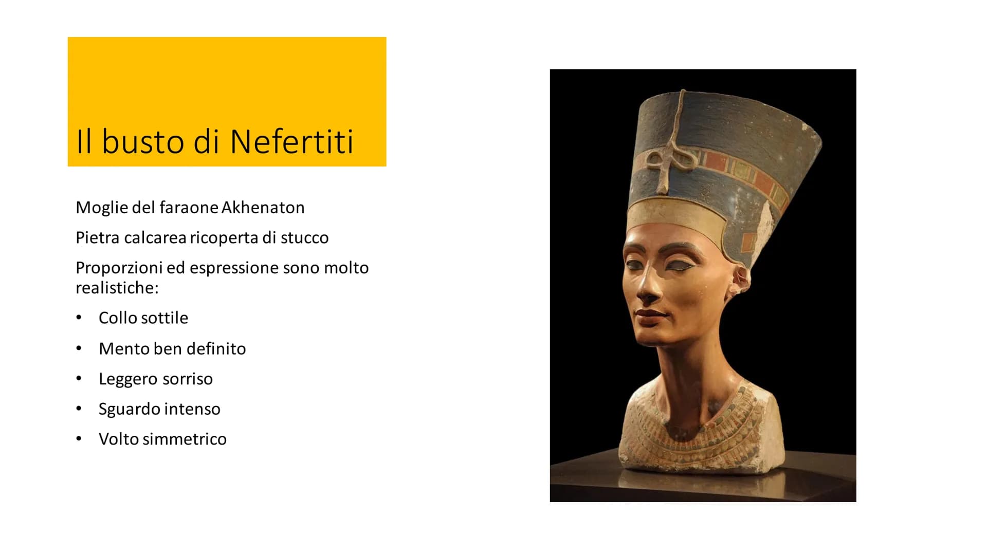 # L'arte Egizia Le origini
Lungo il fiume Nilo
3500 a.C.: piccoli stati uniti in due
* Alto Egitto (a Sud)
* Basso Egitto (a Nord) #