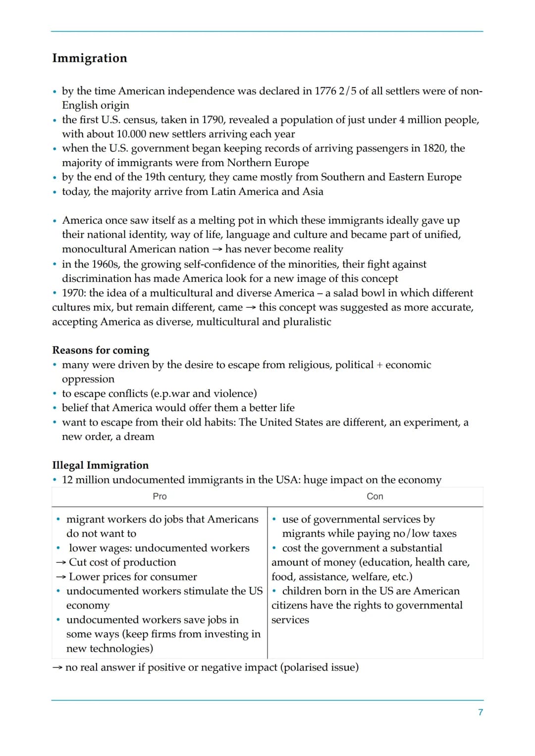 ENGLISCH LK
Abitur 2020
Lernzettel
1999 punctuation
! adjective,
ENGLISH
@verb
noun subject & Table of contents
1. American Dream: Amerika