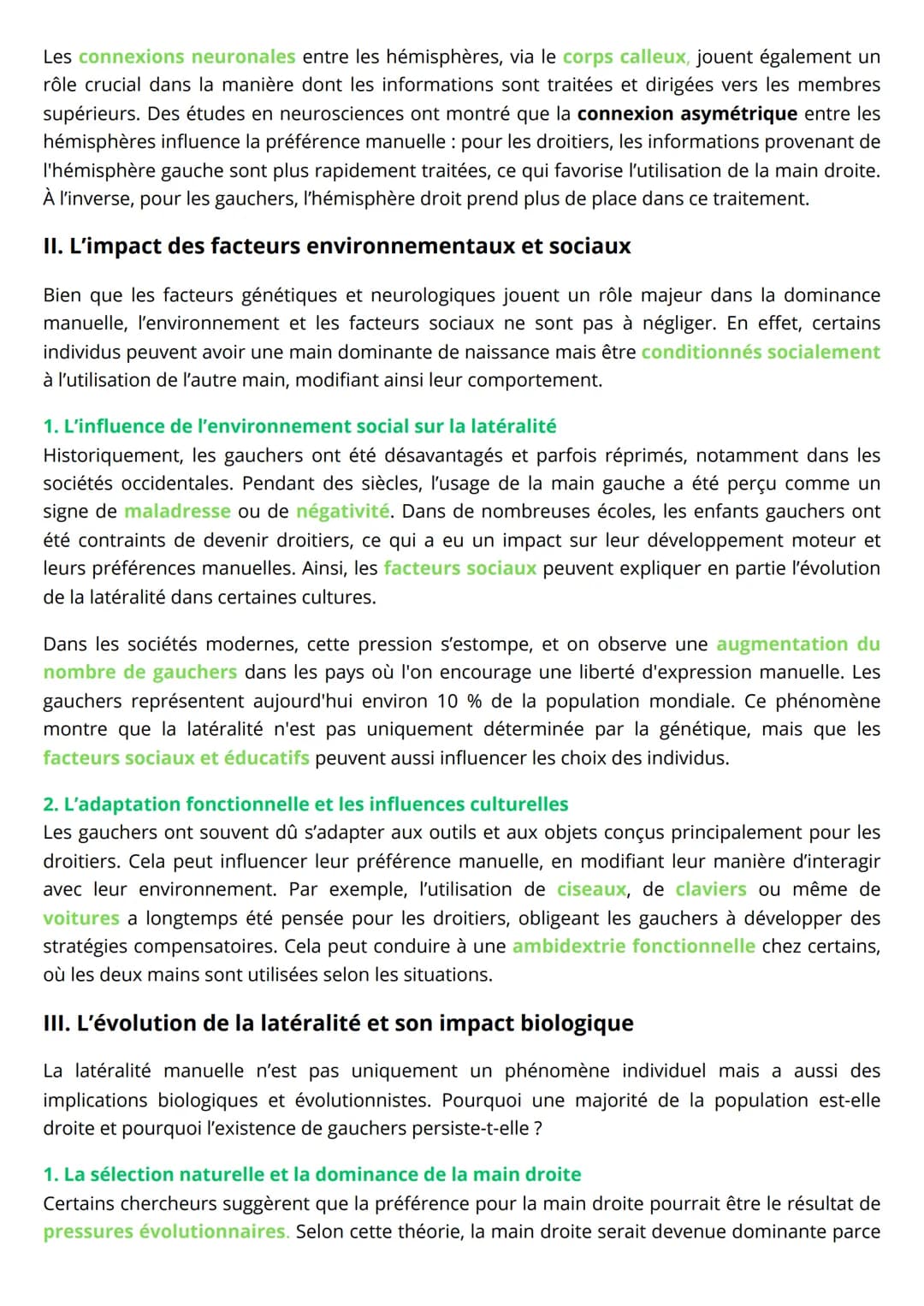 # GRAND ORAL SVT
Nous sommes destinés à être droitier ou
gaucher ?
La question de la dominance manuelle, c'est-à-dire de savoir pourquoi c