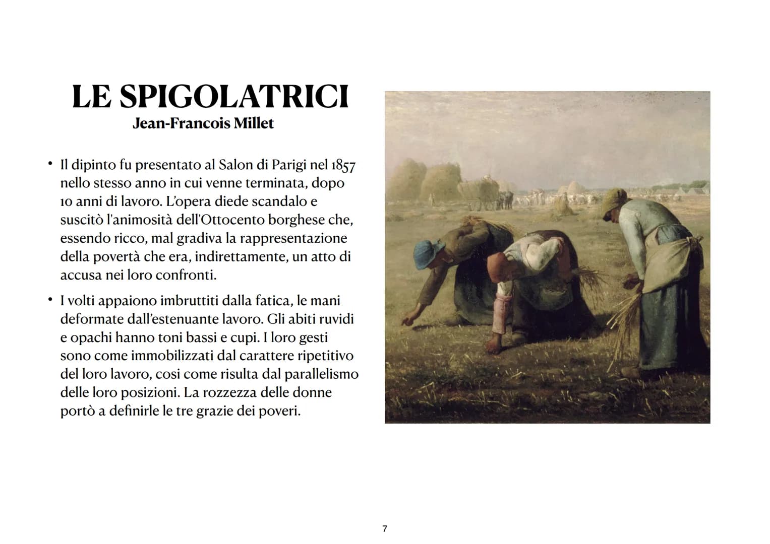 # REALISMO
Movimento artistico che ha come obiettivo la rappresentazione oggettiva della realtà e in particolare la vita delle classi
socia