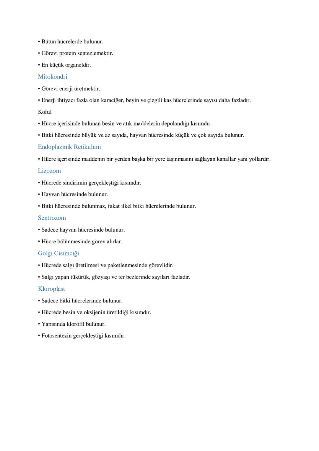 a. Hücre
•Canlılarda canlılık özelliği gösteren en küçük yapı birimine hücre denir.
• Hücrenin tanımda kastedilen canlılar; hayvanlar, bit