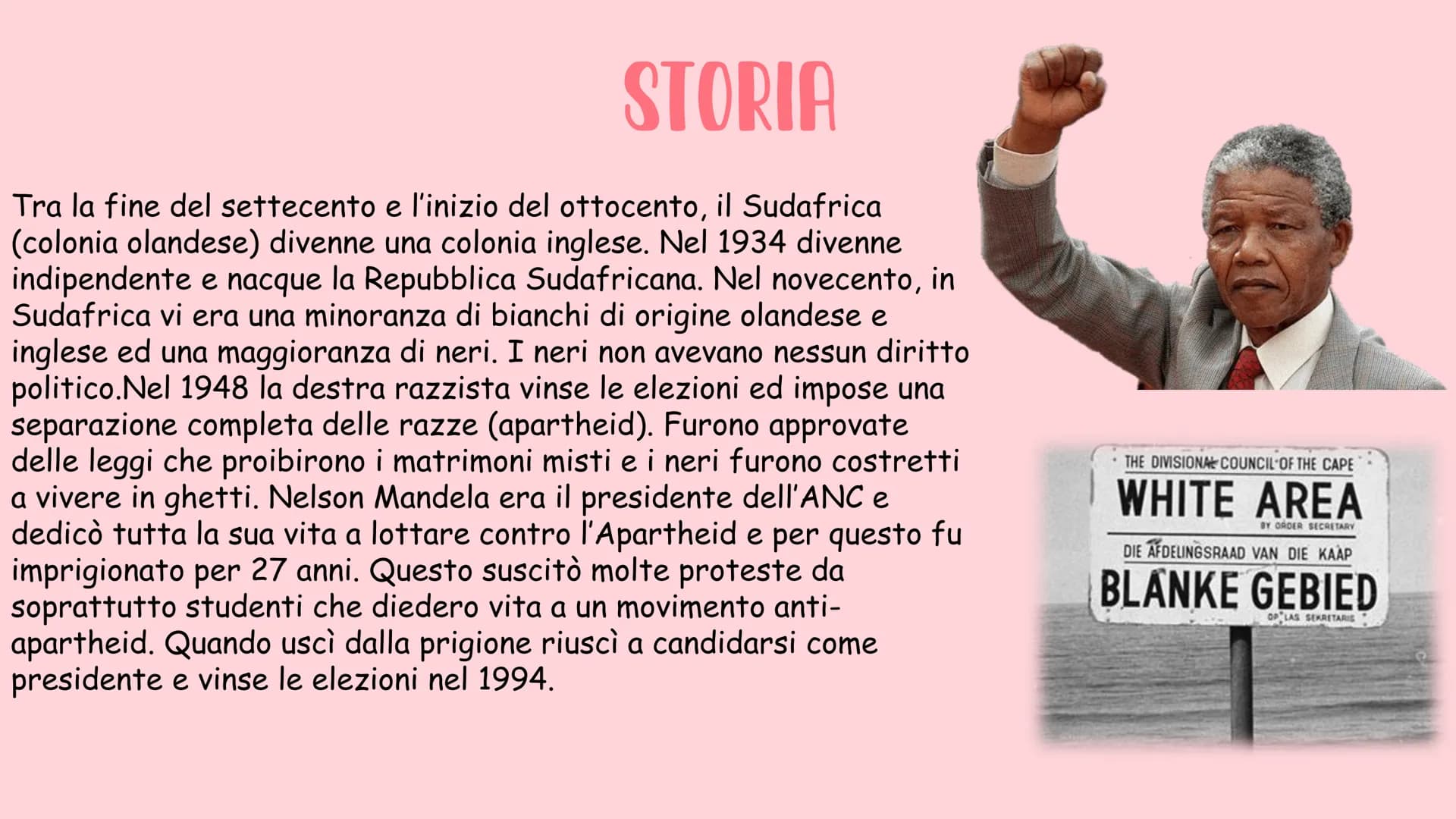 # SUDAFRICA
Francesca Sauchelli Boretto # DATI GENERALI
Estensione: 1.220.000 km²
Popolazione: 59,89 milioni
Forma di governo: Repubblica