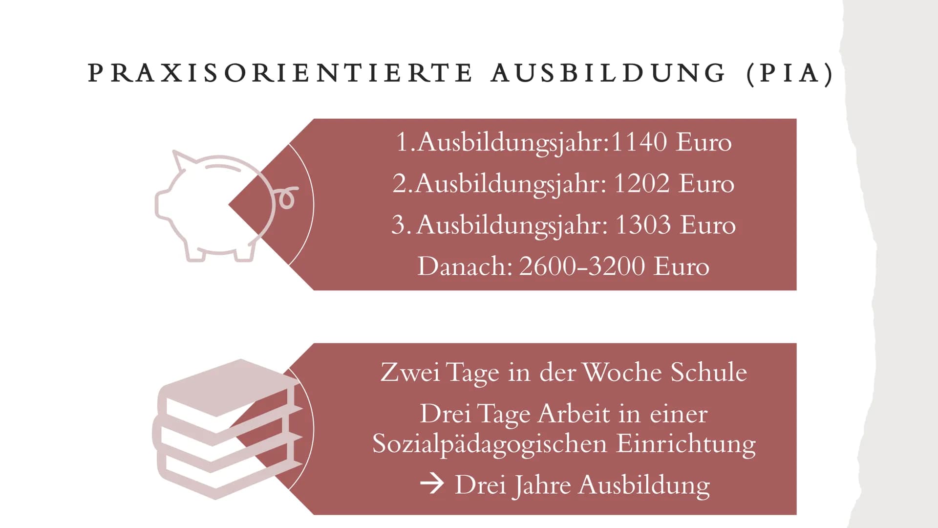Der Beruf von
ERZIEHERN/ERZIEHERINNEN # THEMEN UNSERER PRÄSENTATION
* Voraussetzungen für den Beruf
* Die Ausbildung (Dauer, Lerninhal