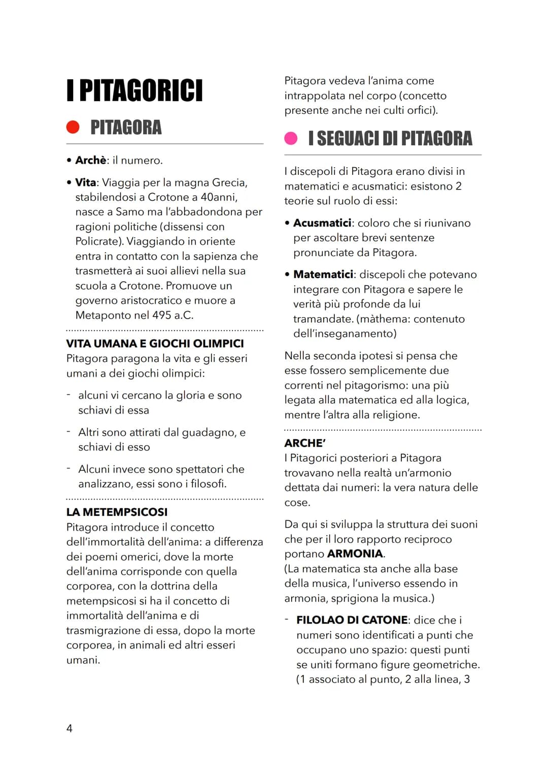 Riassunto verifica 1
# LE ORIGINI DELLA
# FILOSOFIA
* **filosofia:** sapienza che riguarda la realtà.
* **storia della filosofia:** s