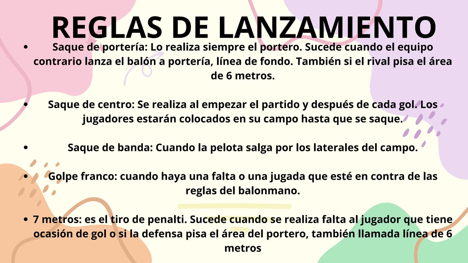# BALONMANO # ¿Que es el balonmano?
El balonmano, es un deporte donde se
enfrentan dos equipos de 7 jugadores cada
uno y se transporta la p