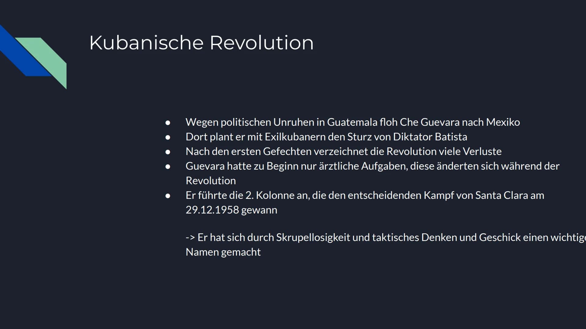 <h2>Ein Verbrecher, der als Held angesehen wurde</h2>
<p>Che Guevara war ein kontroverser und faszinierender Charakter des 20. Jahrhunderts